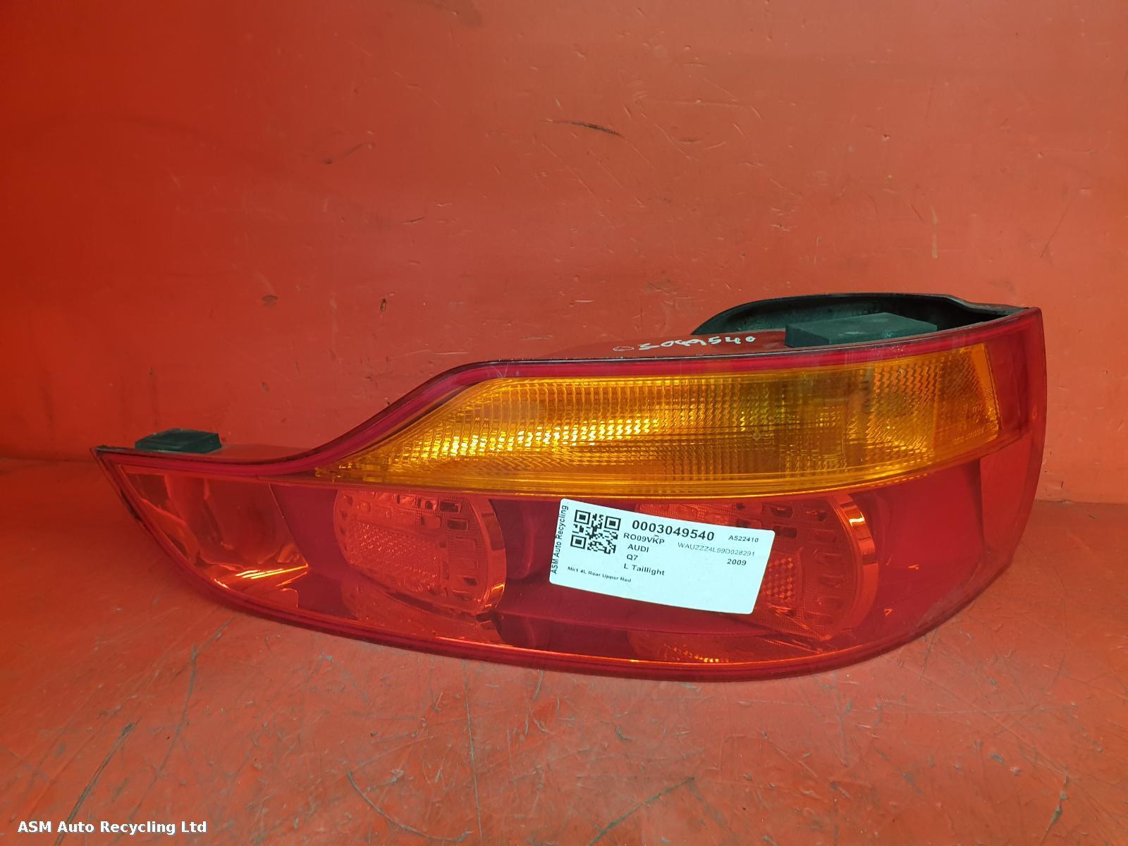 View Auto part L Taillight Audi Q7 2009