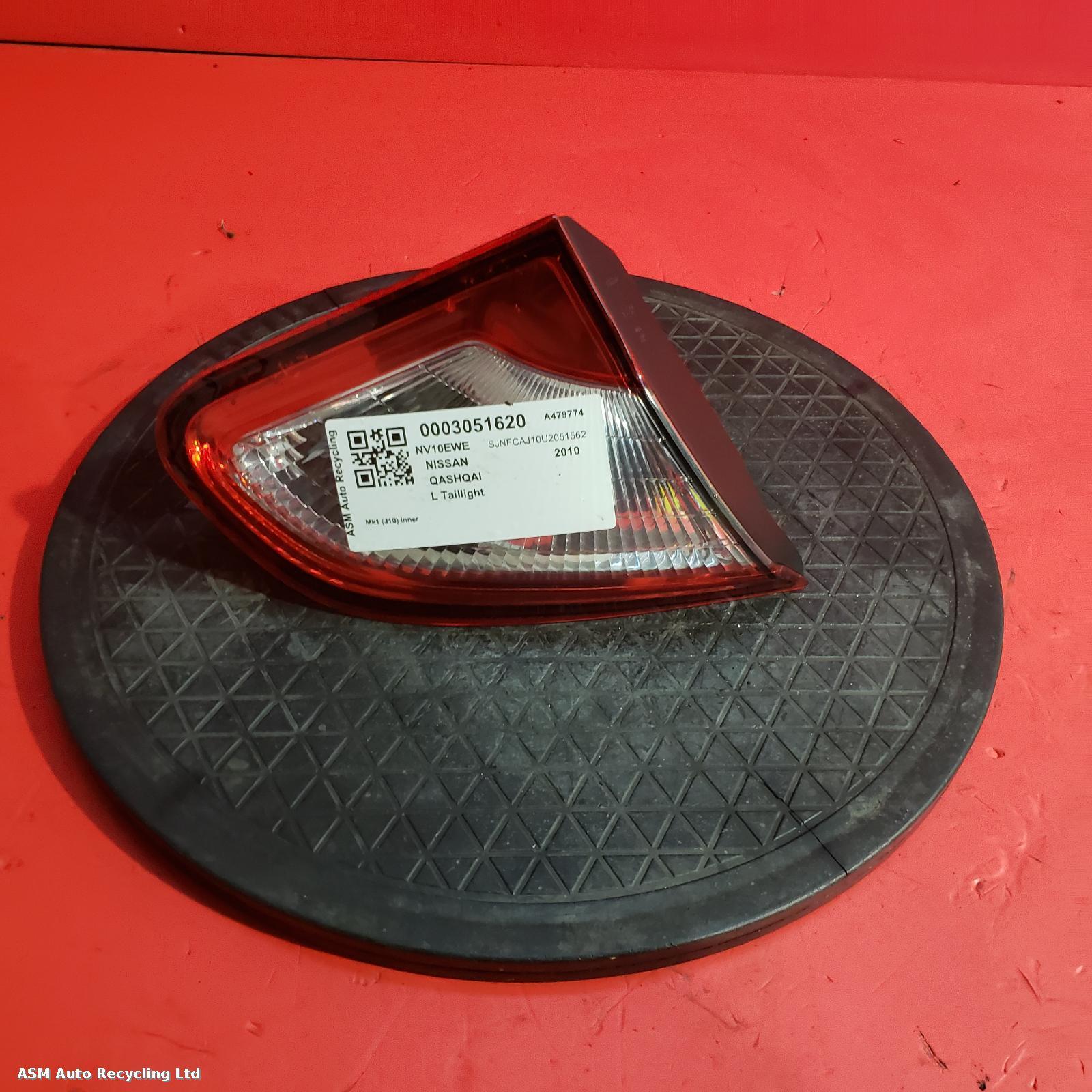 View Auto part L Taillight Nissan Qashqai 2010
