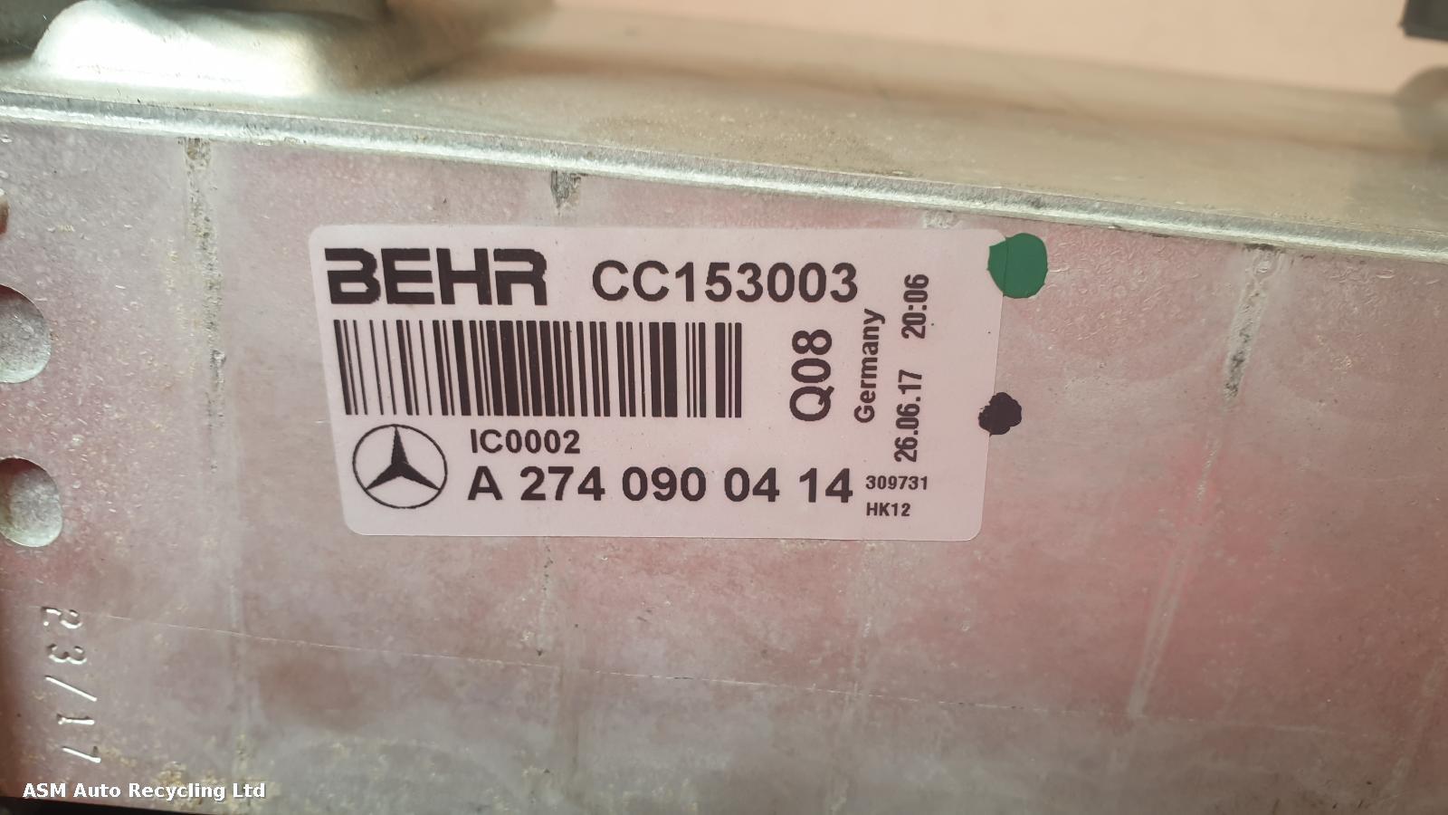 View Auto part Intercooler Mercedes C Class 2017
