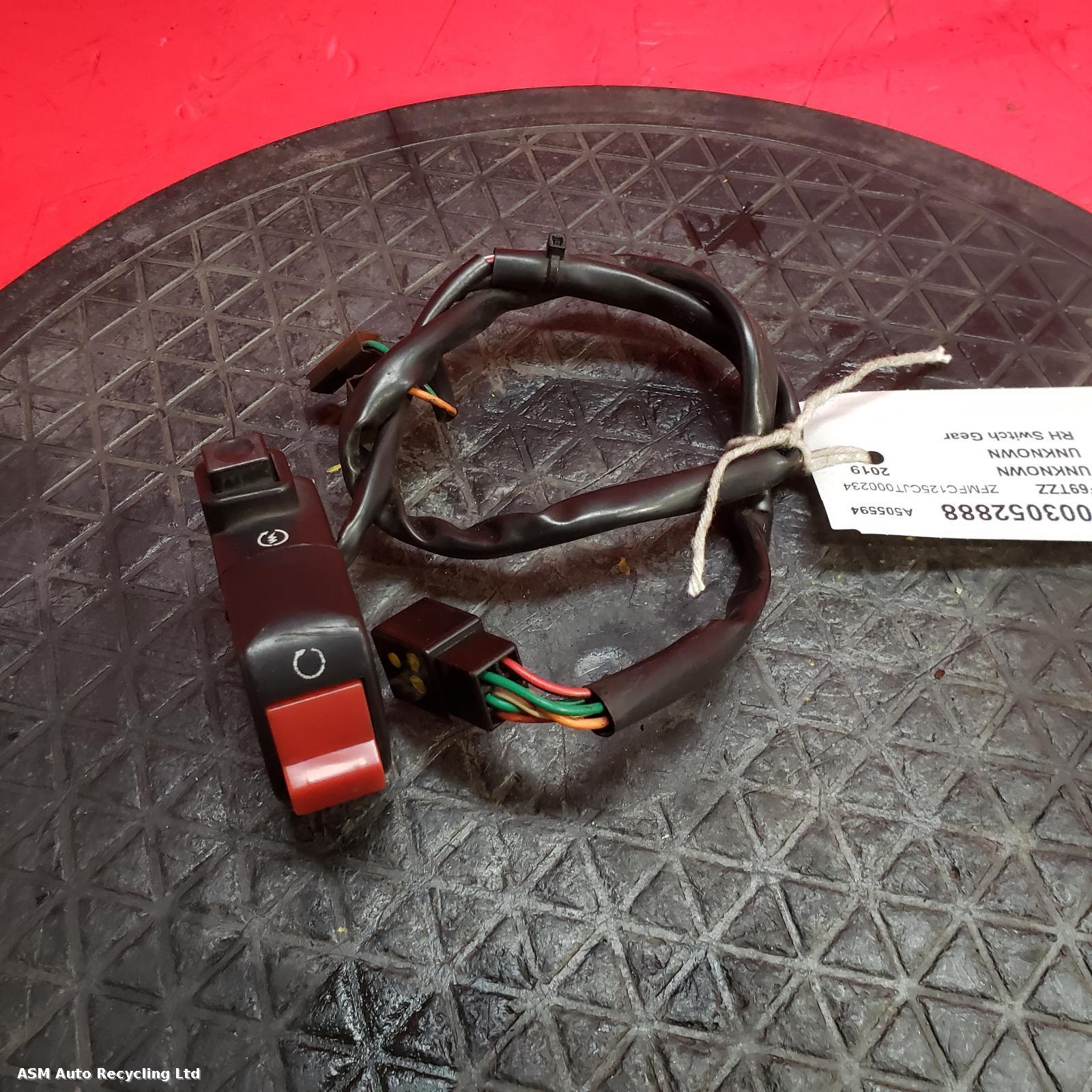 View Auto part RH Switch Gear Fantic Caballero 125 2019