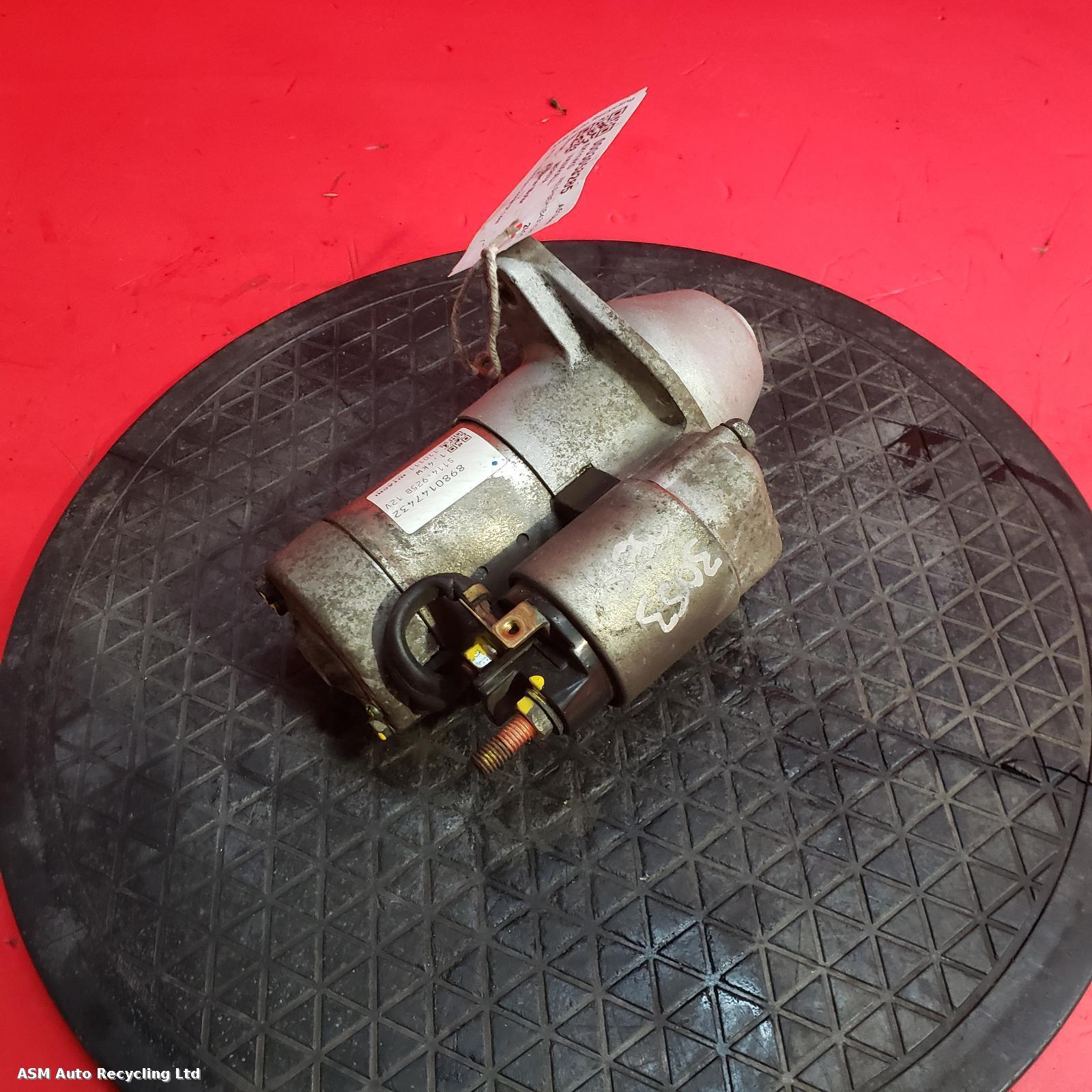 View Auto part Starter Motor Vauxhall Meriva 2011