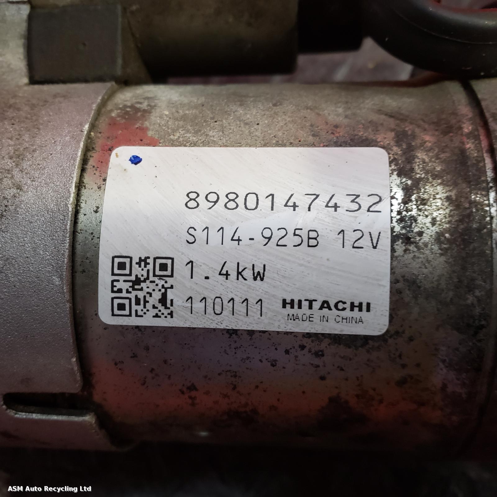 View Auto part Starter Motor Vauxhall Meriva 2011