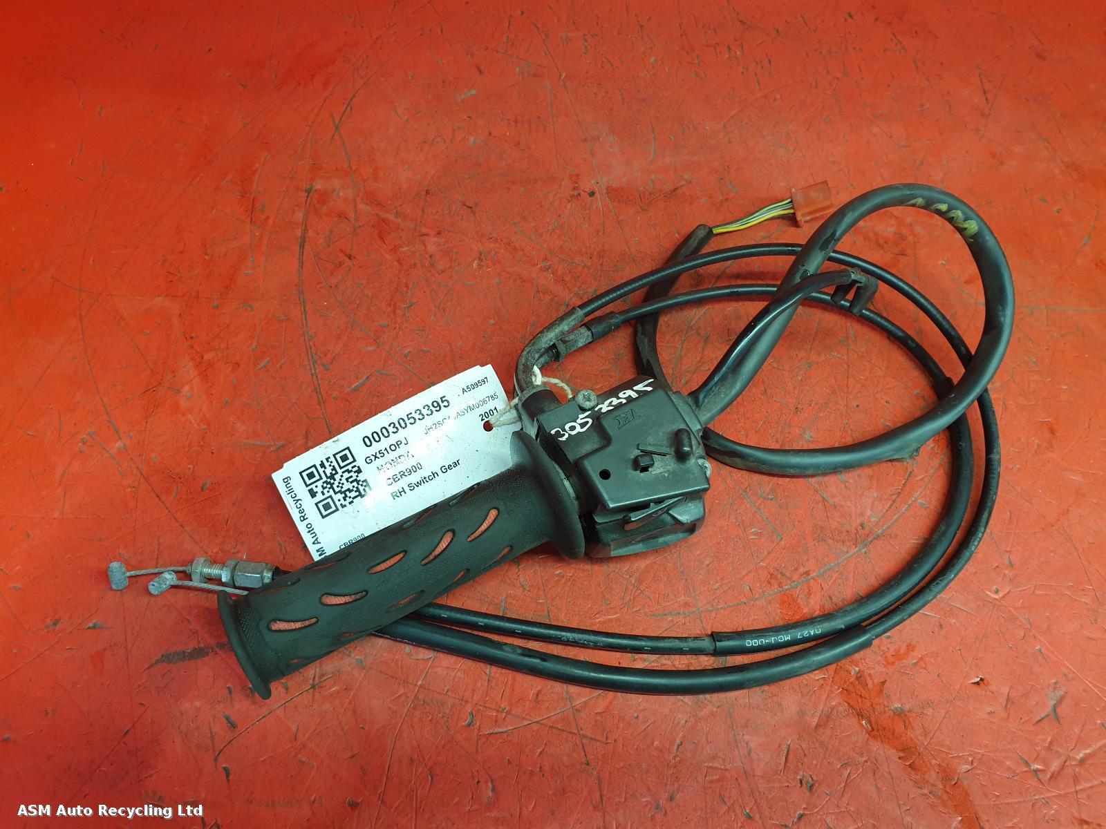 View Auto part RH Switch Gear Honda Cbr900 2001