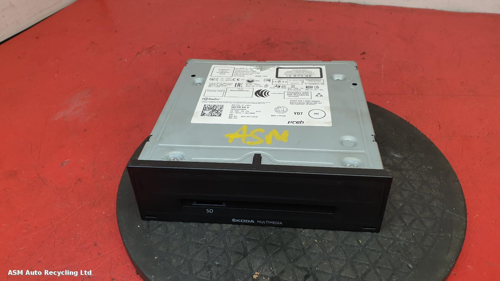 View Auto part A/V Equipment Skoda Fabia 2017