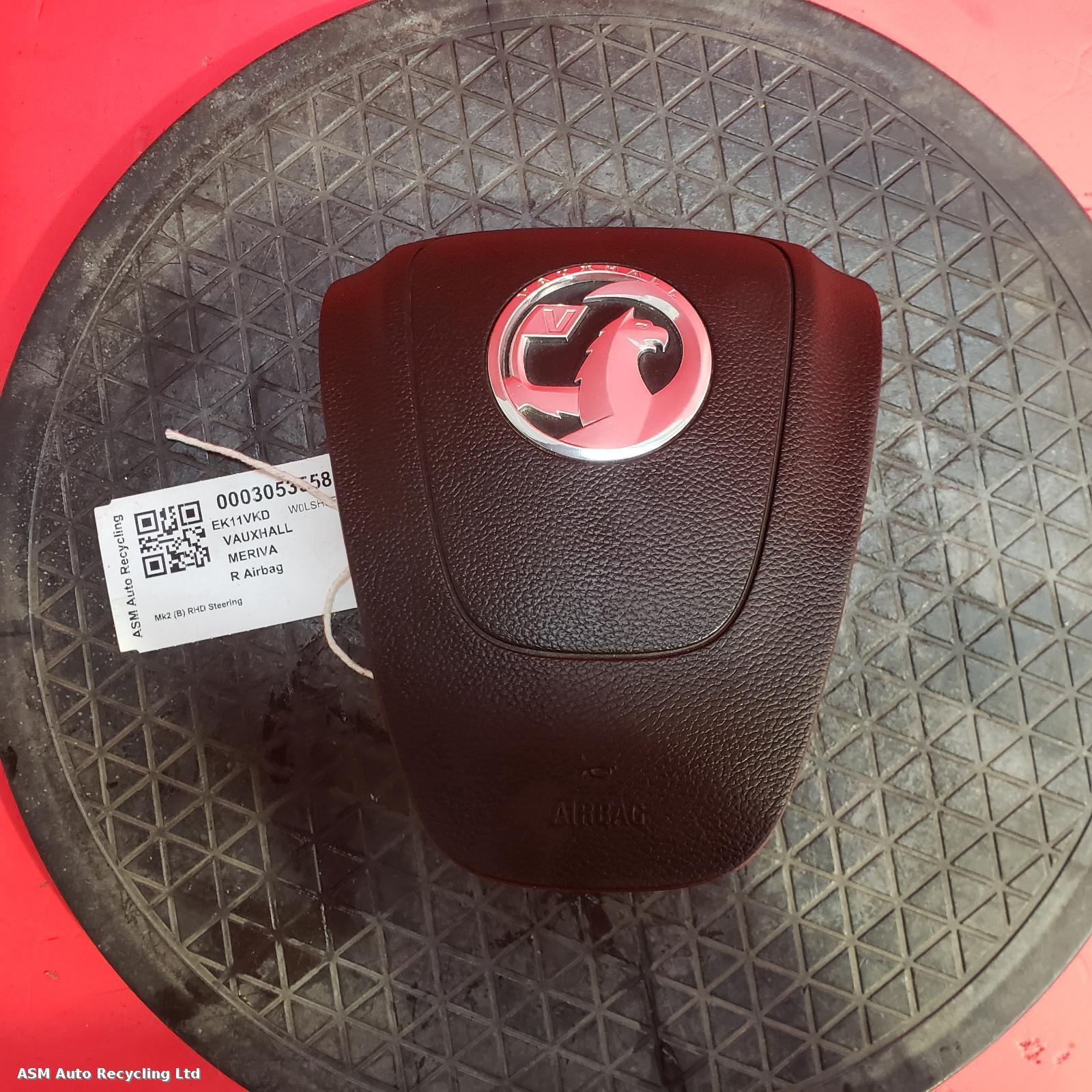 View Auto part R Air Bag Vauxhall Meriva 2011