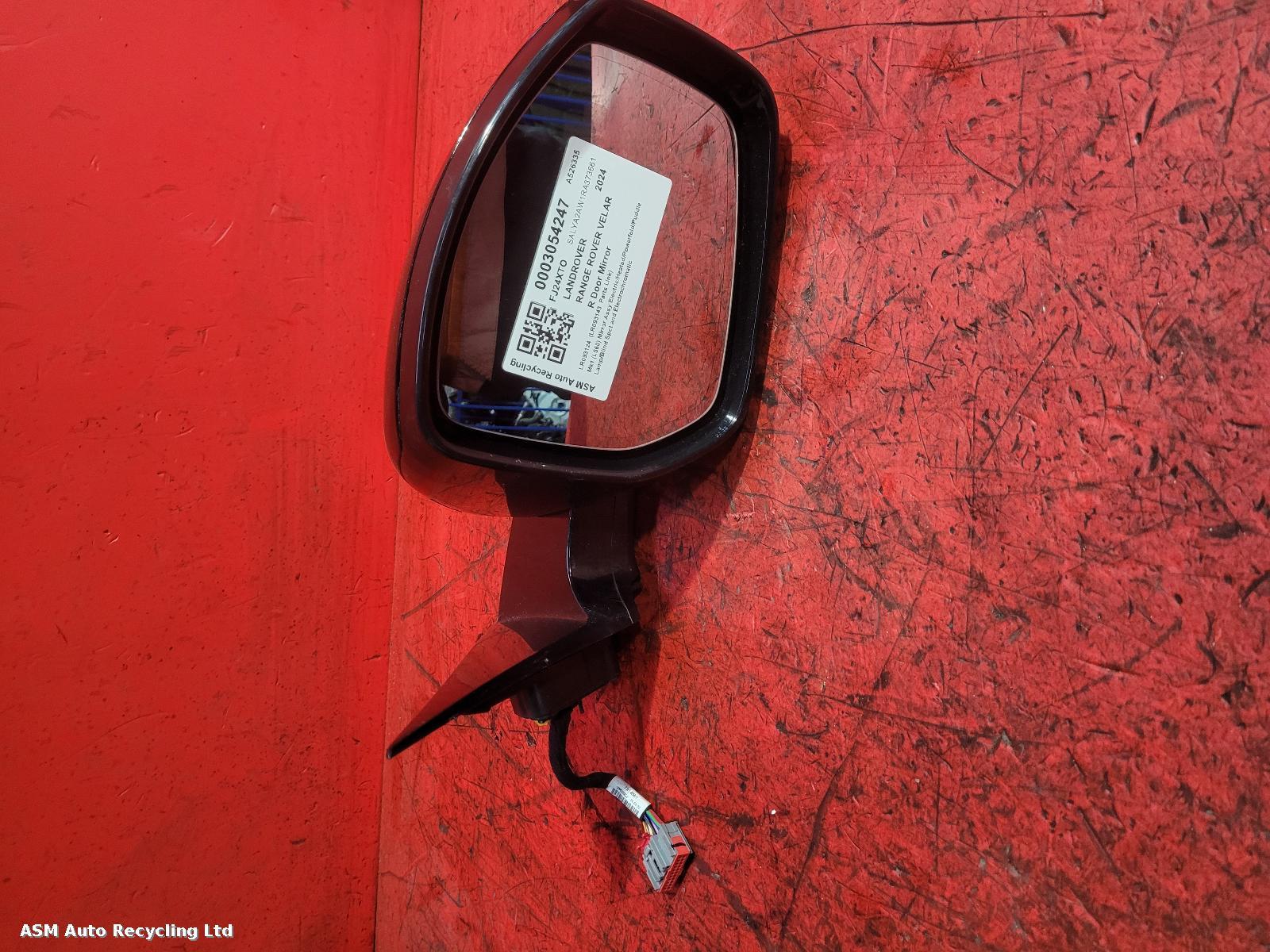 View Auto part R Door Mirror Land Rover Range Rover Velar 2024