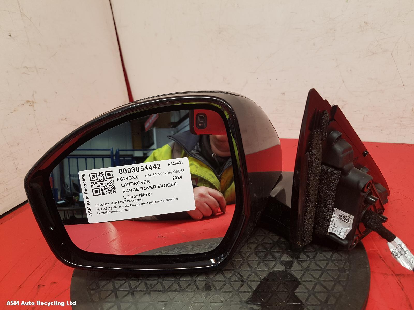 View Auto part L Door Mirror Land Rover Range Rover Evoque 2024