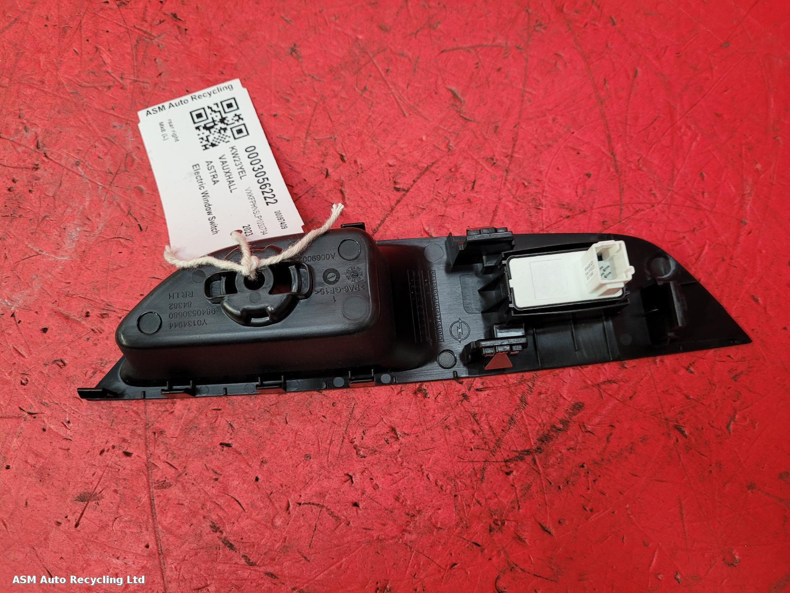 View Auto part Elect. Window Switch Vauxhall Astra 2023