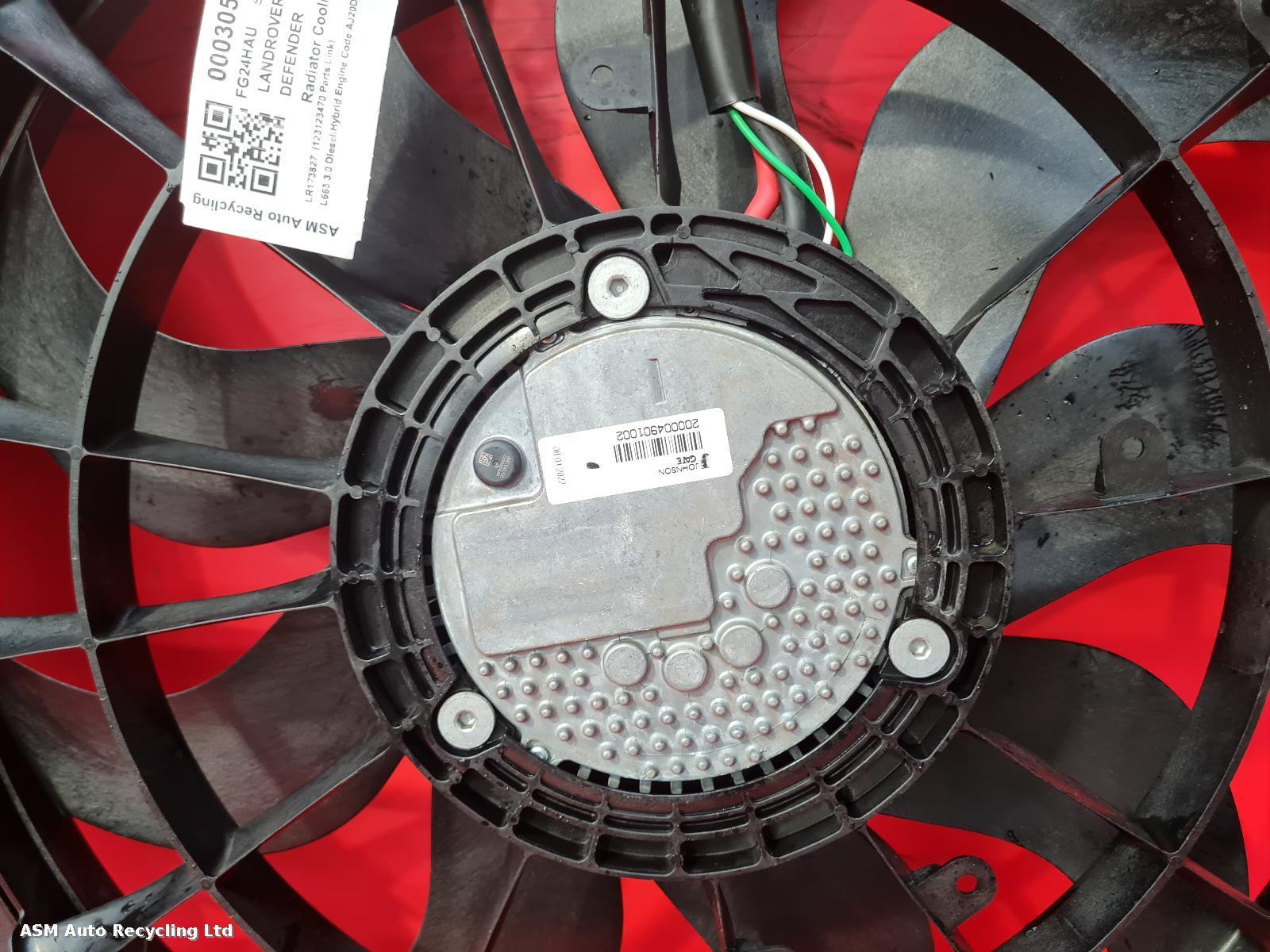 View Auto part Engine Cooling Motor Land Rover Defender 2024