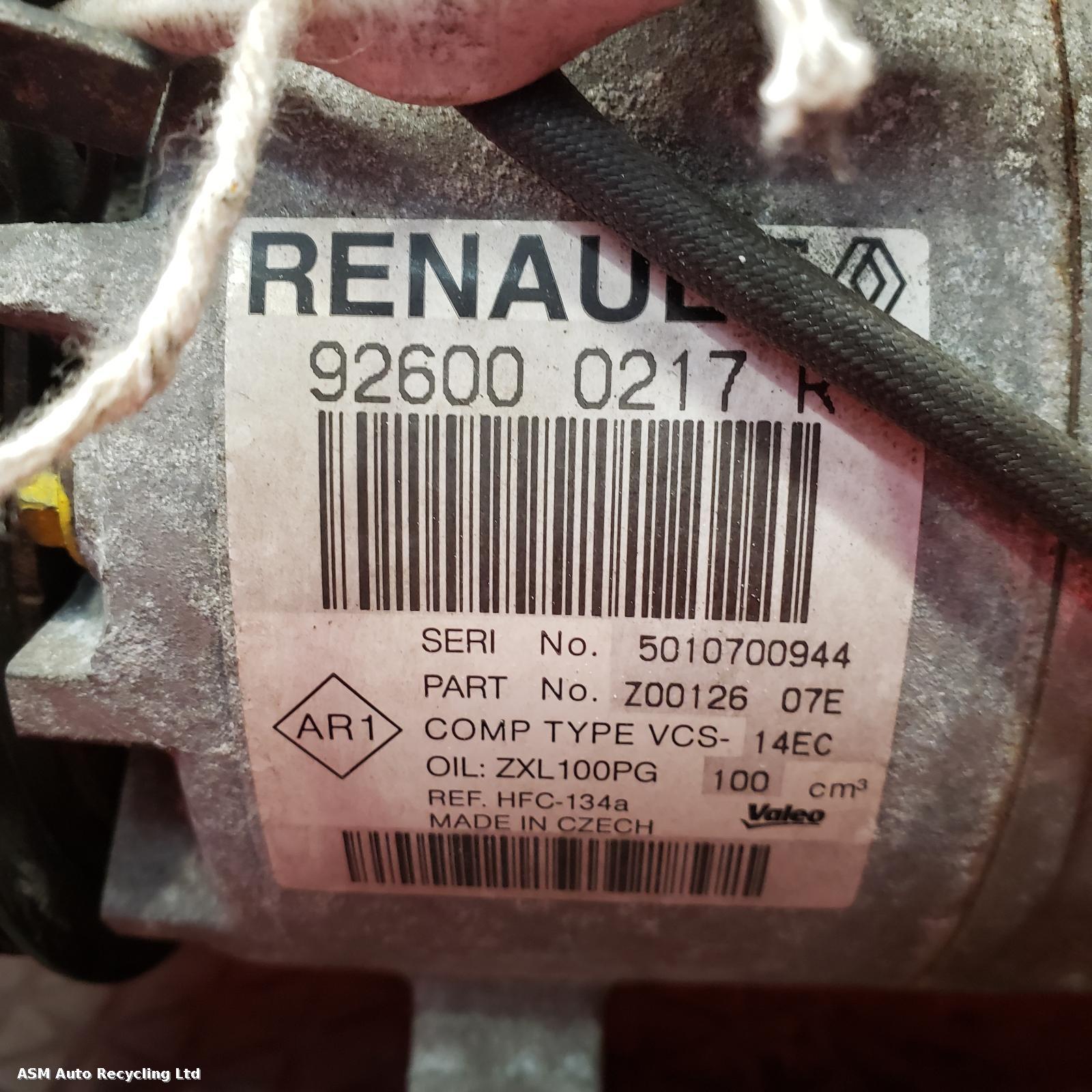 View Auto part Compressor Renault Clio 2015