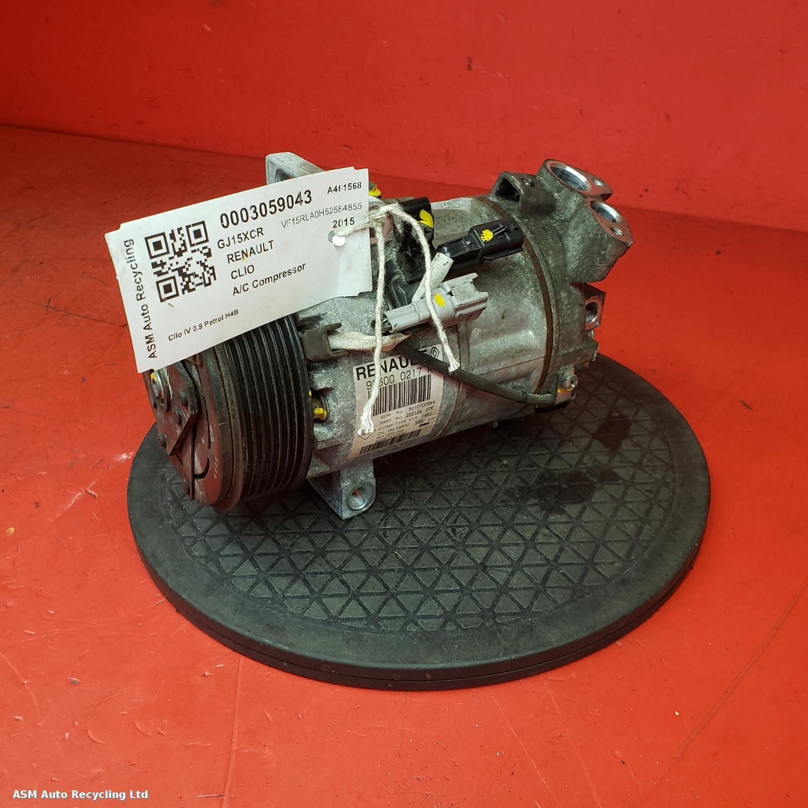 View Auto part Compressor Renault Clio 2015