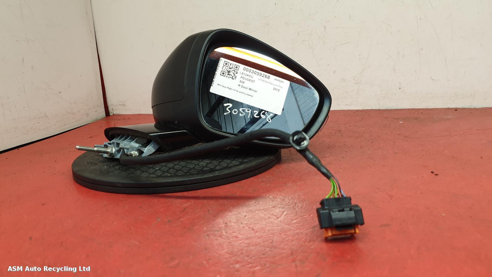 View Auto part R Door Mirror Peugeot 508 2012
