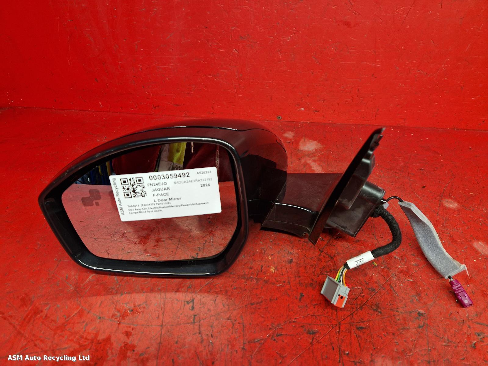 View Auto part L Door Mirror Jaguar F-pace 2024
