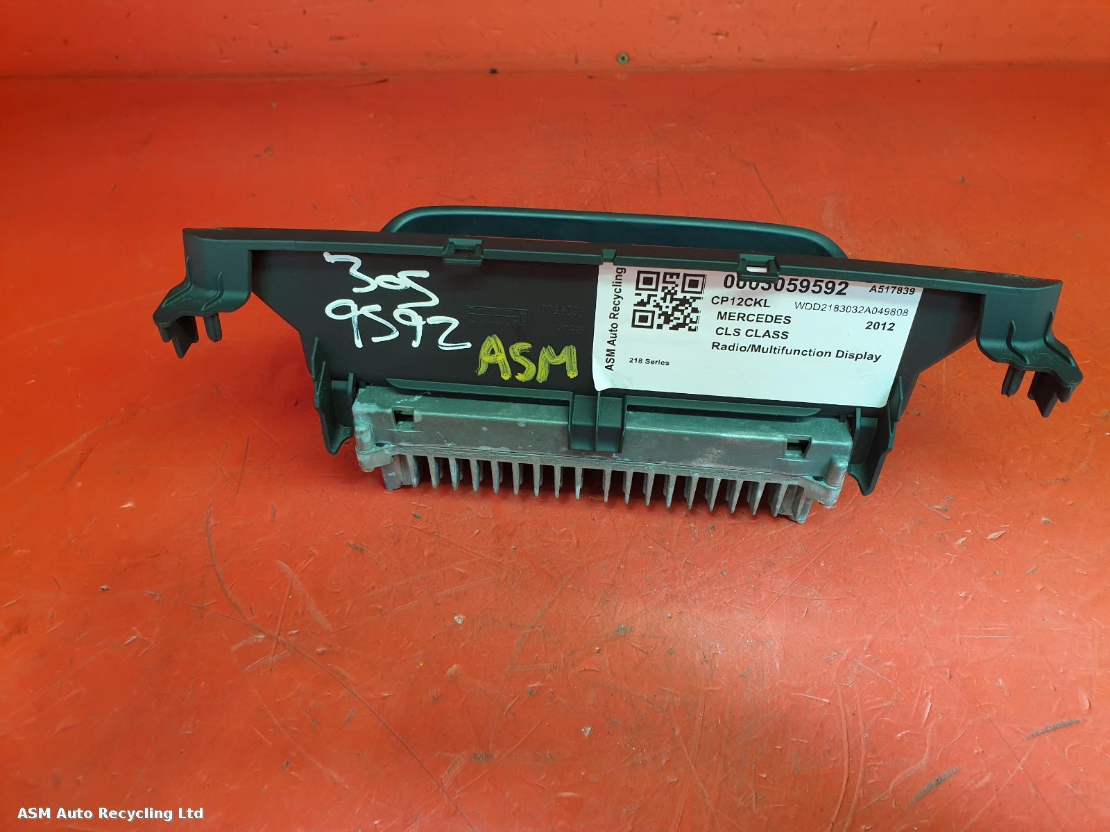View Auto part Radio Display Mercedes Cls Class 2012