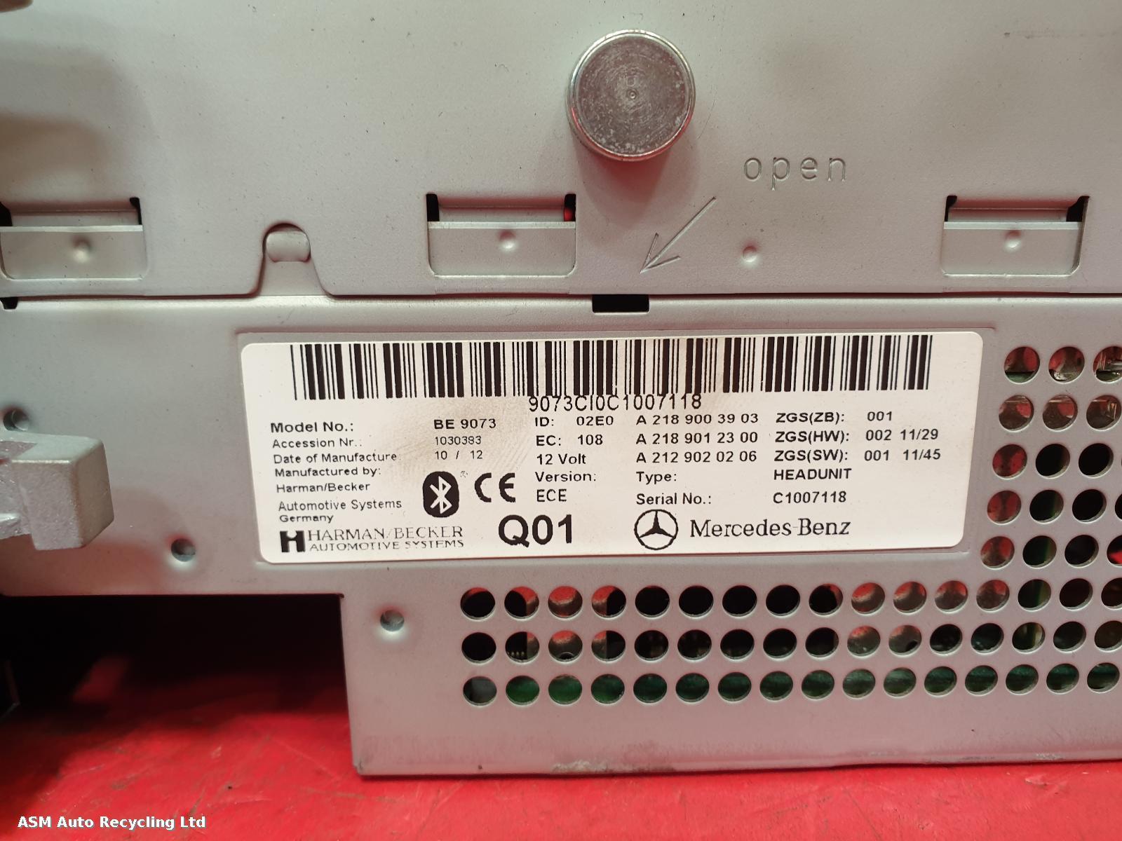 View Auto part A/V Equipment Mercedes Cls Class 2012