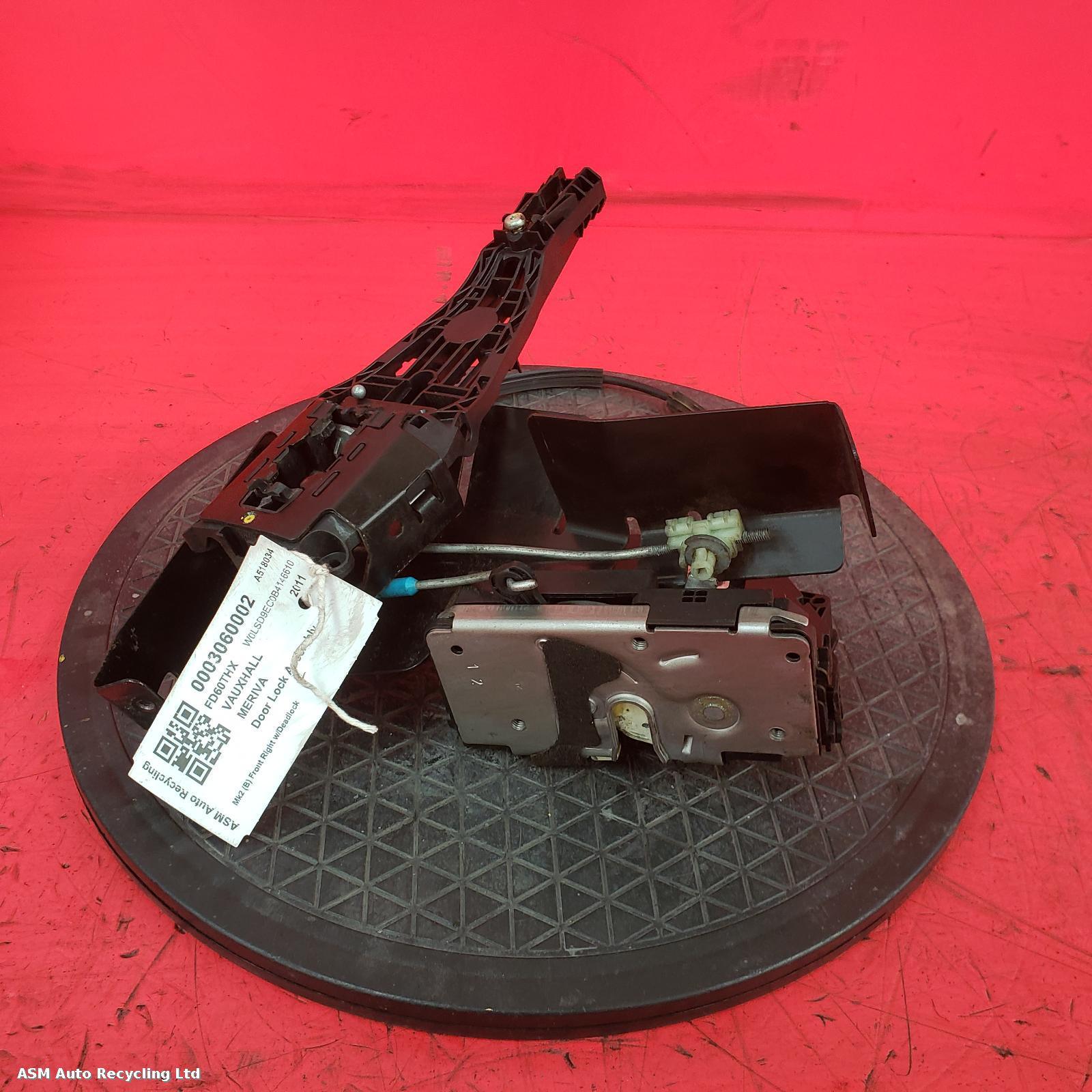 View Auto part Door Lock Assembly Vauxhall Meriva 2011