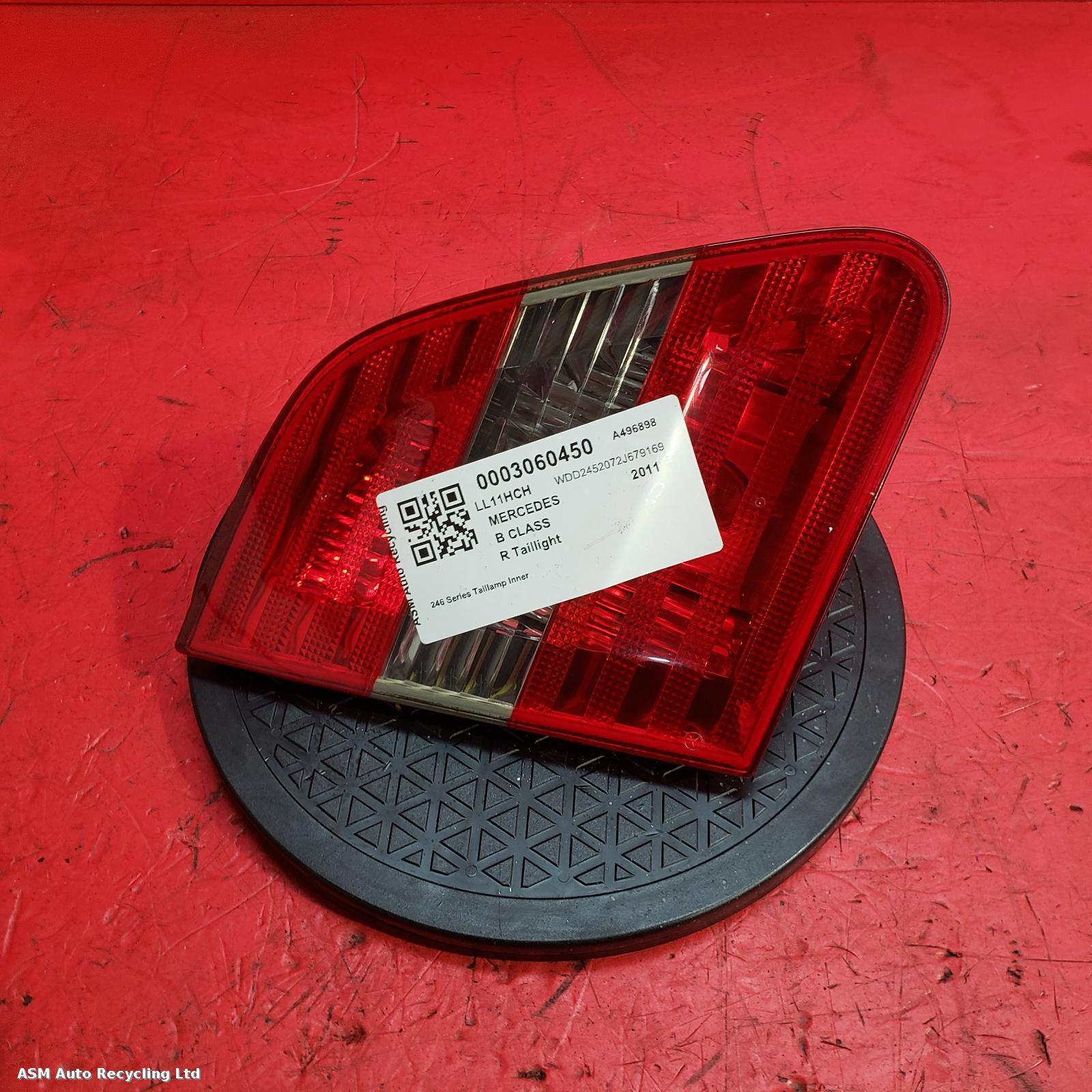 View Auto part R Taillight Mercedes B Class 2011