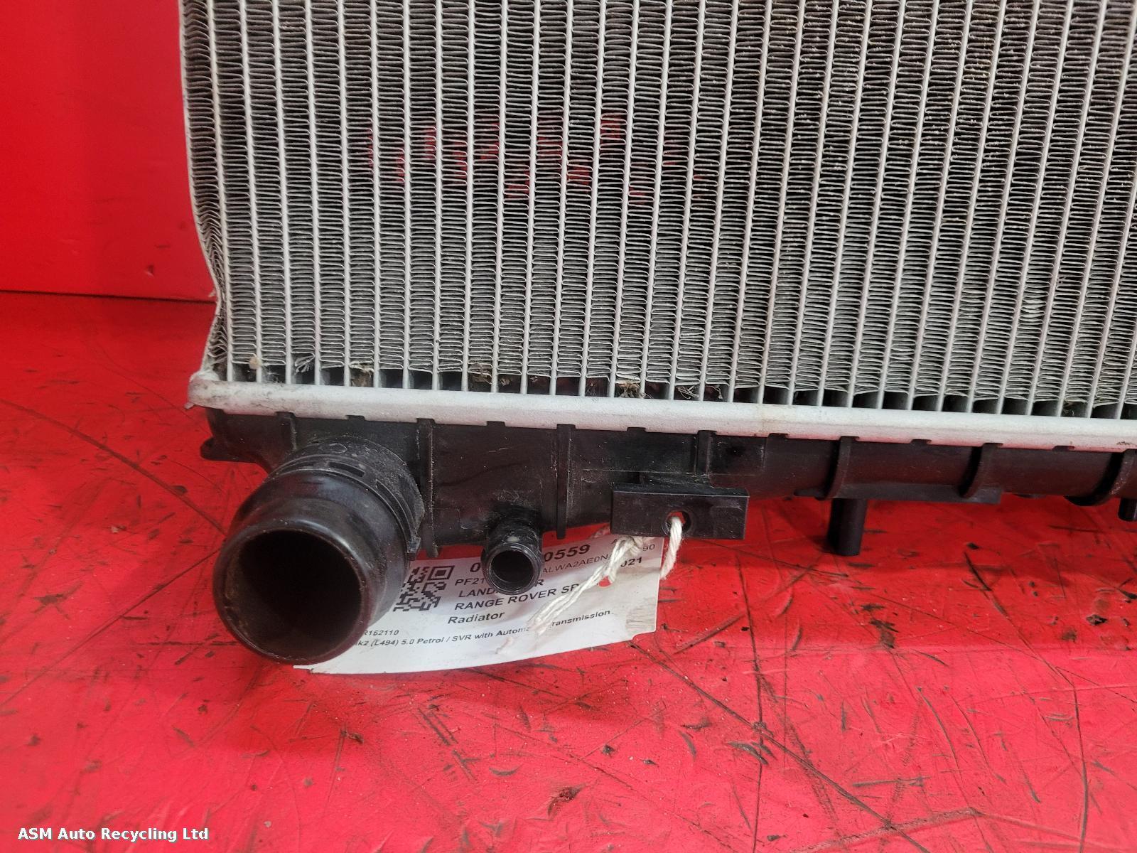 2021 Land Rover Range Rover Sport Radiator View Auto part Radiator Land Rover Range Rover Sport 2021