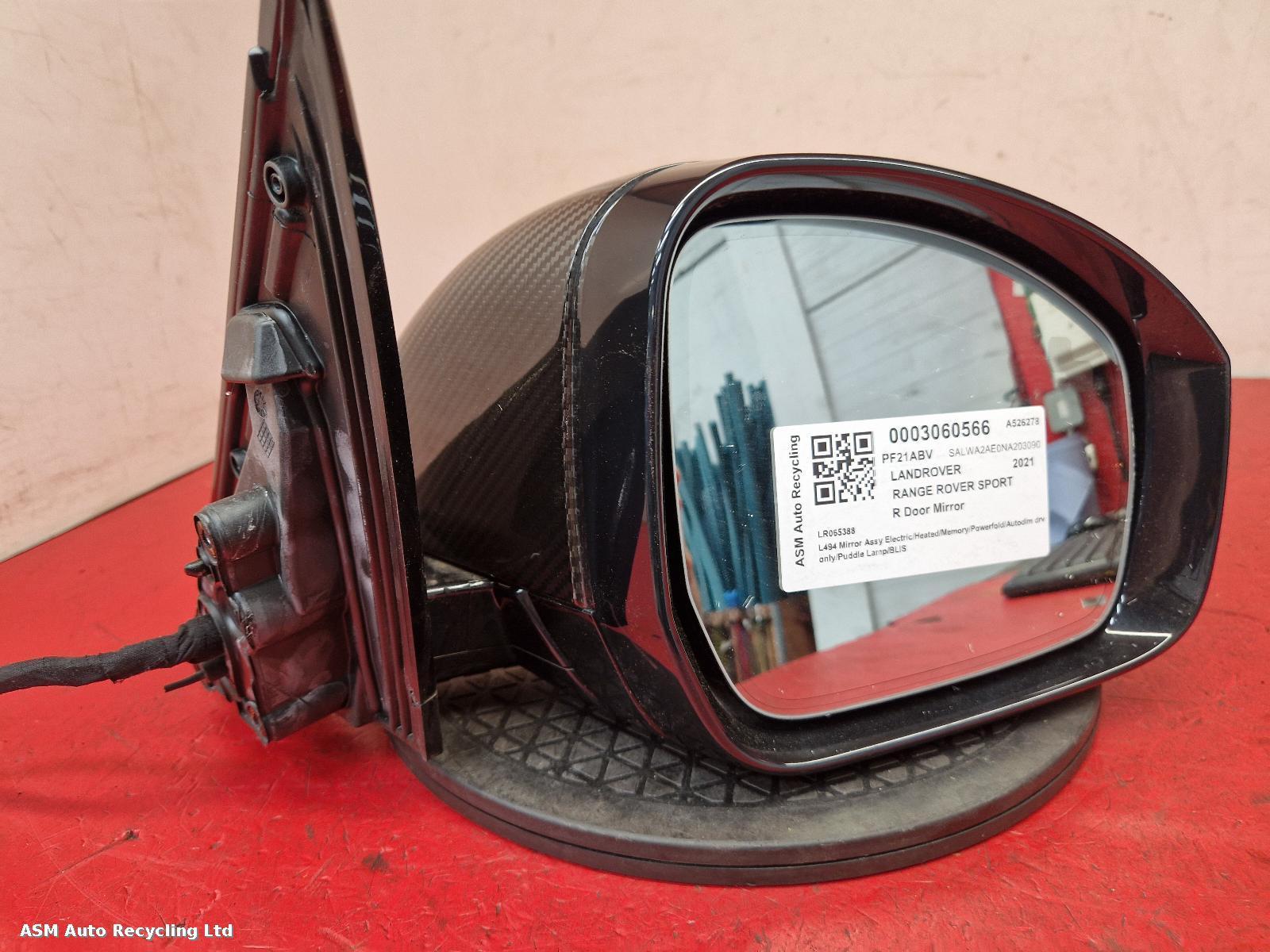 View Auto part R Door Mirror Land Rover Range Rover Sport 2021