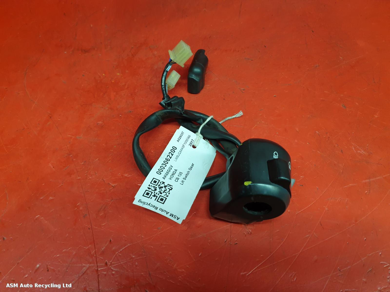 View Auto part LH Switch Gear Honda Cb 125 2017