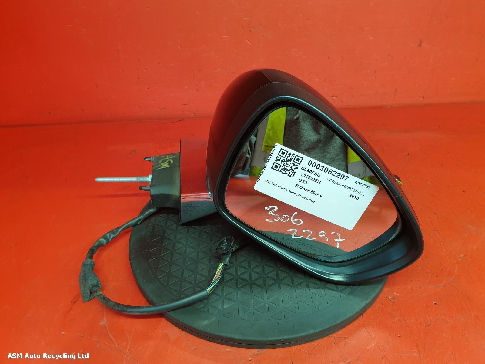 View Auto part R Door Mirror Citroen Ds3 2010