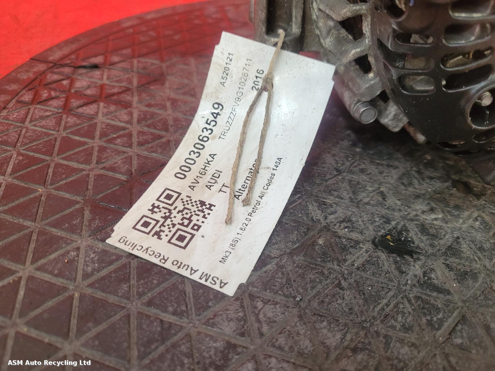 View Auto part Alternator Audi Tt 2016