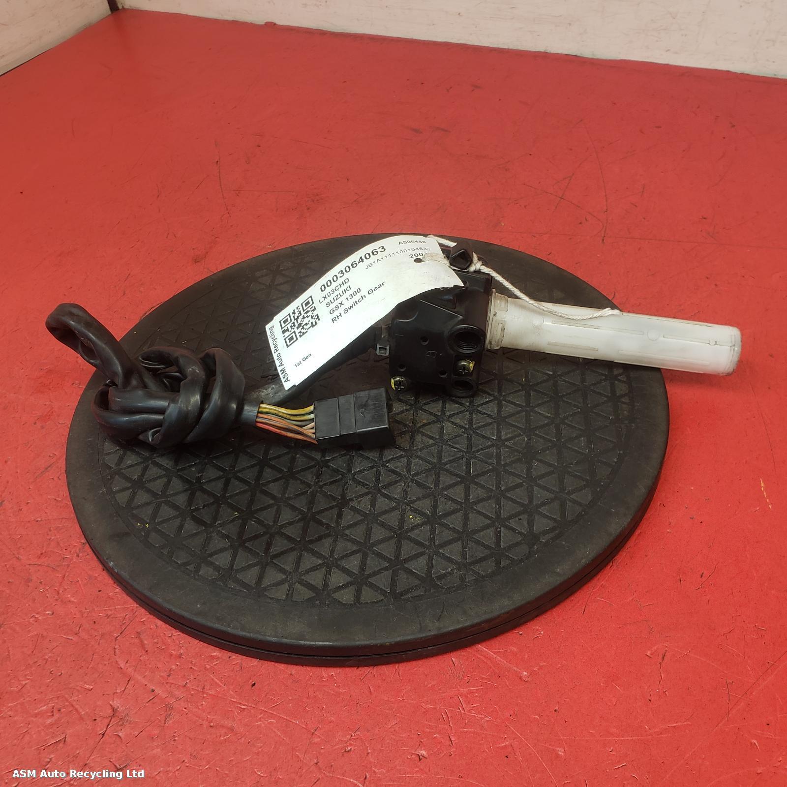View Auto part RH Switch Gear Suzuki Gsx 1300 2003