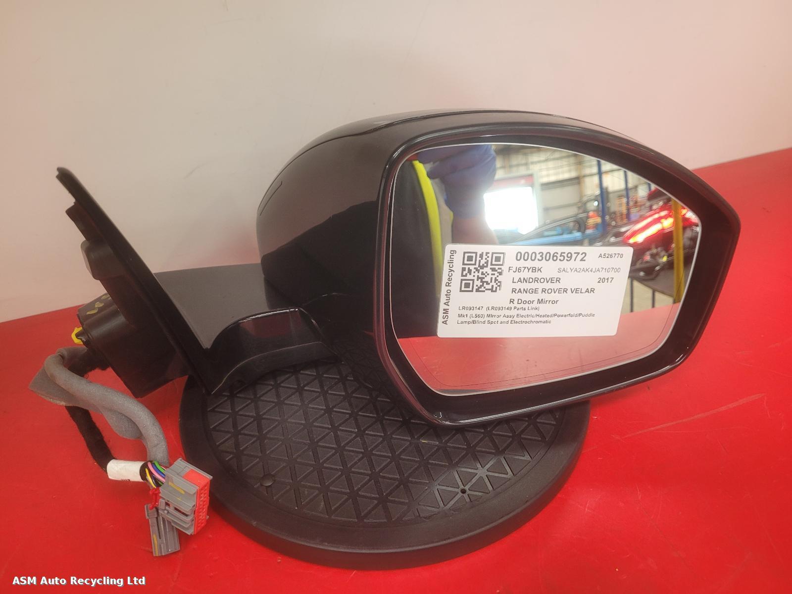 View Auto part R Door Mirror Land Rover Range Rover Velar 2017
