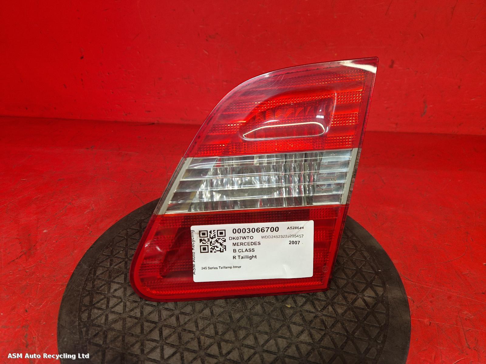 View Auto part R Taillight Mercedes B Class 2007