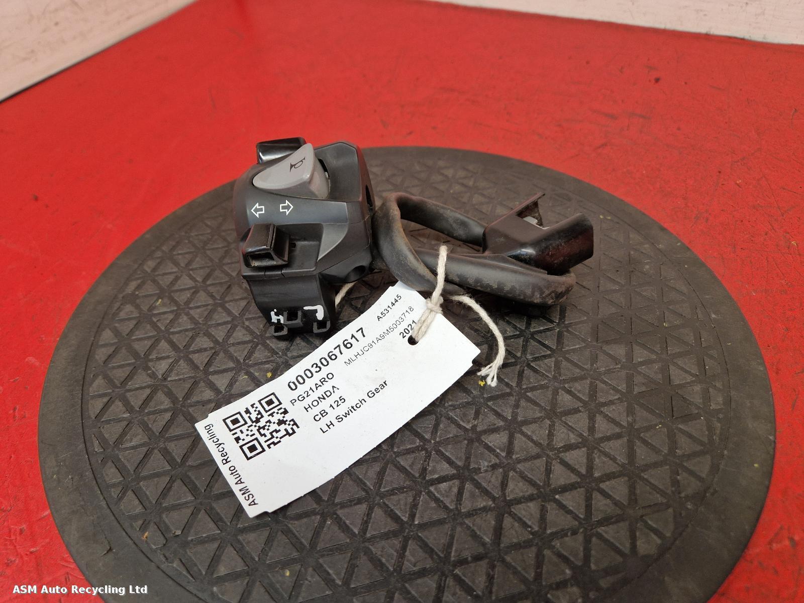 View Auto part LH Switch Gear Honda Cb 125 2021