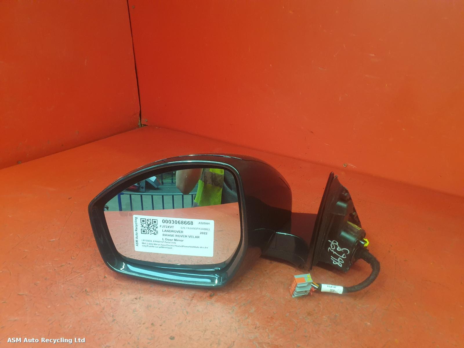 View Auto part L Door Mirror Land Rover Range Rover Velar 2022