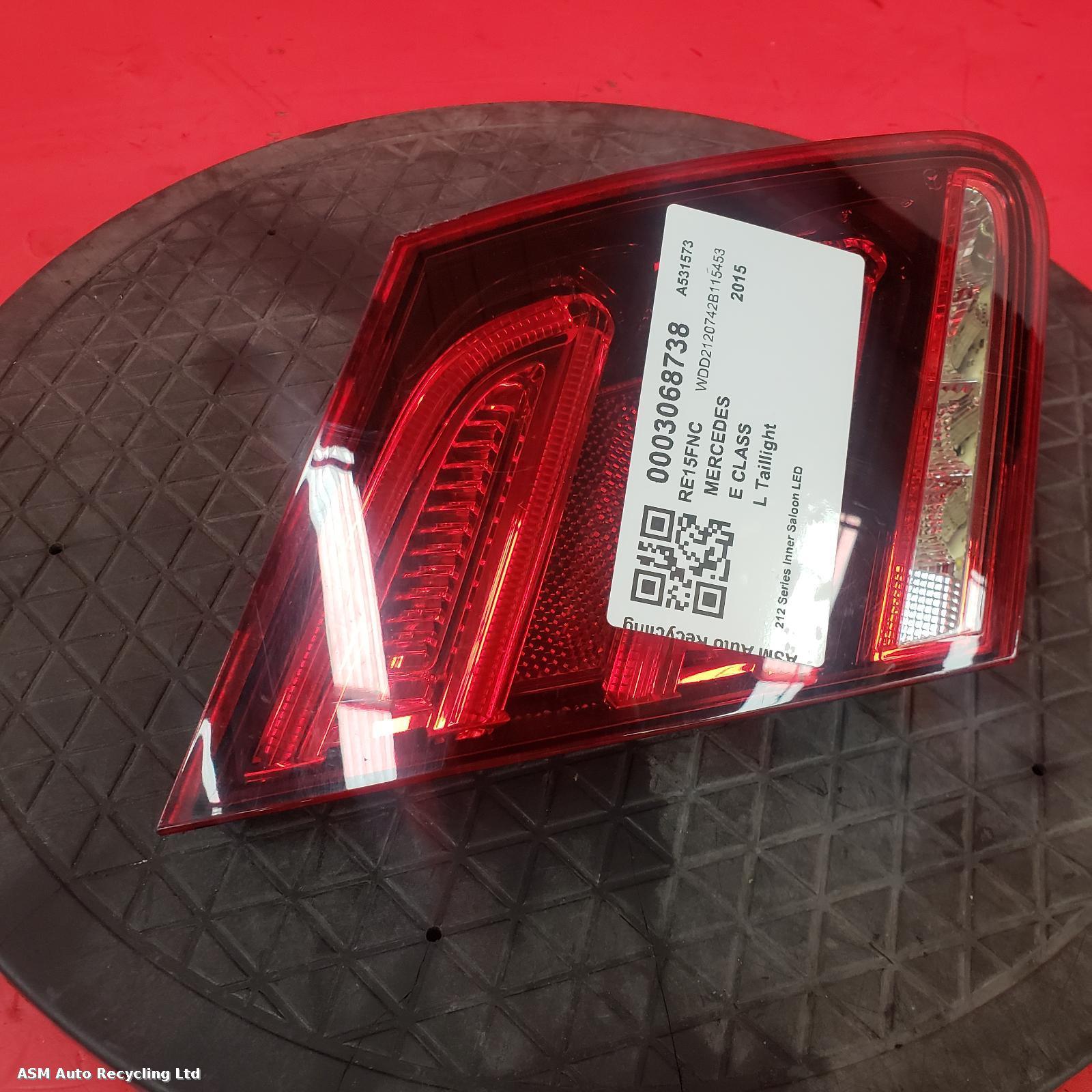 View Auto part L Taillight Mercedes E Class 2015