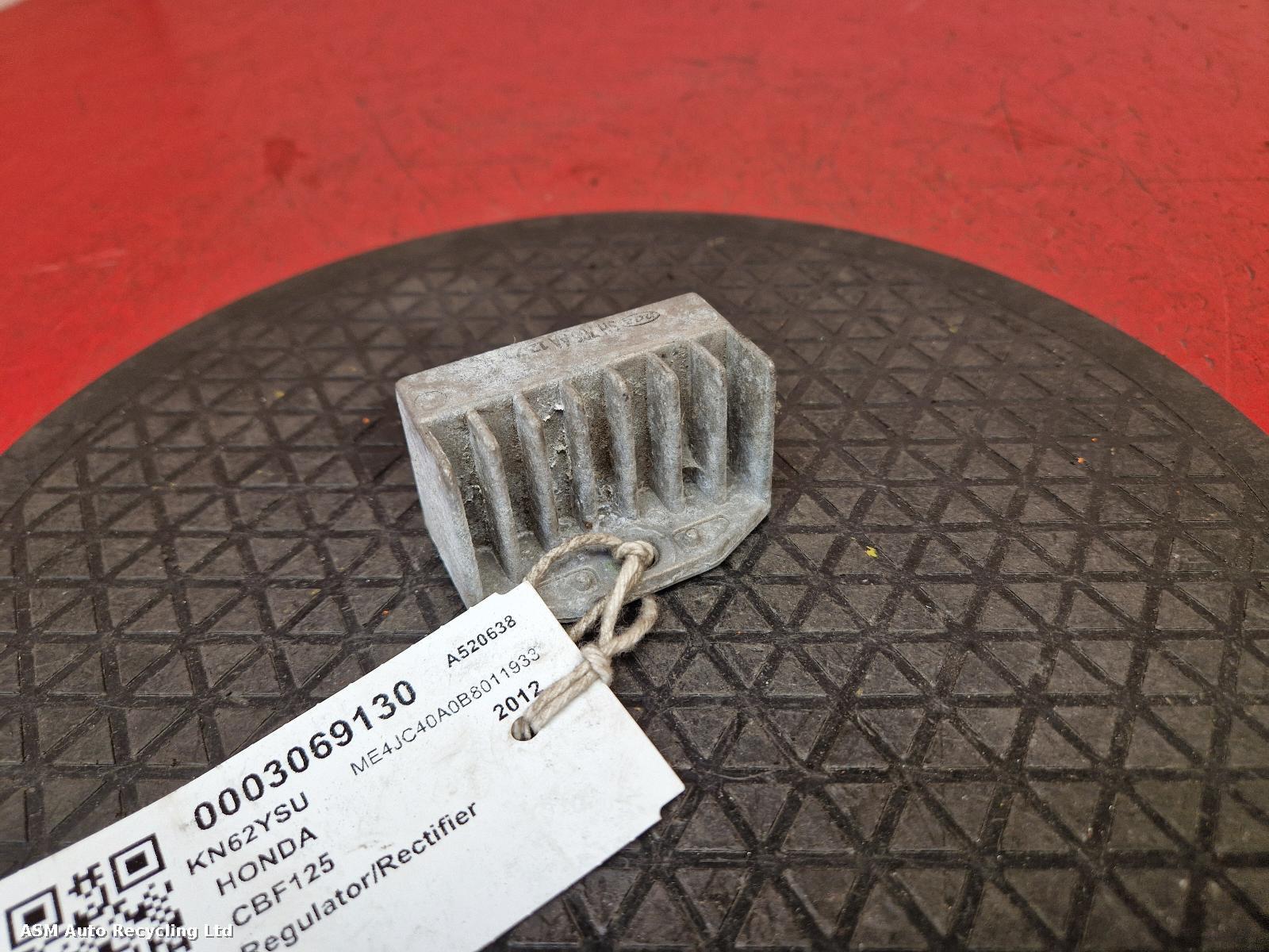 View Auto part Regulator/Rectifier Honda Cbf125 2012