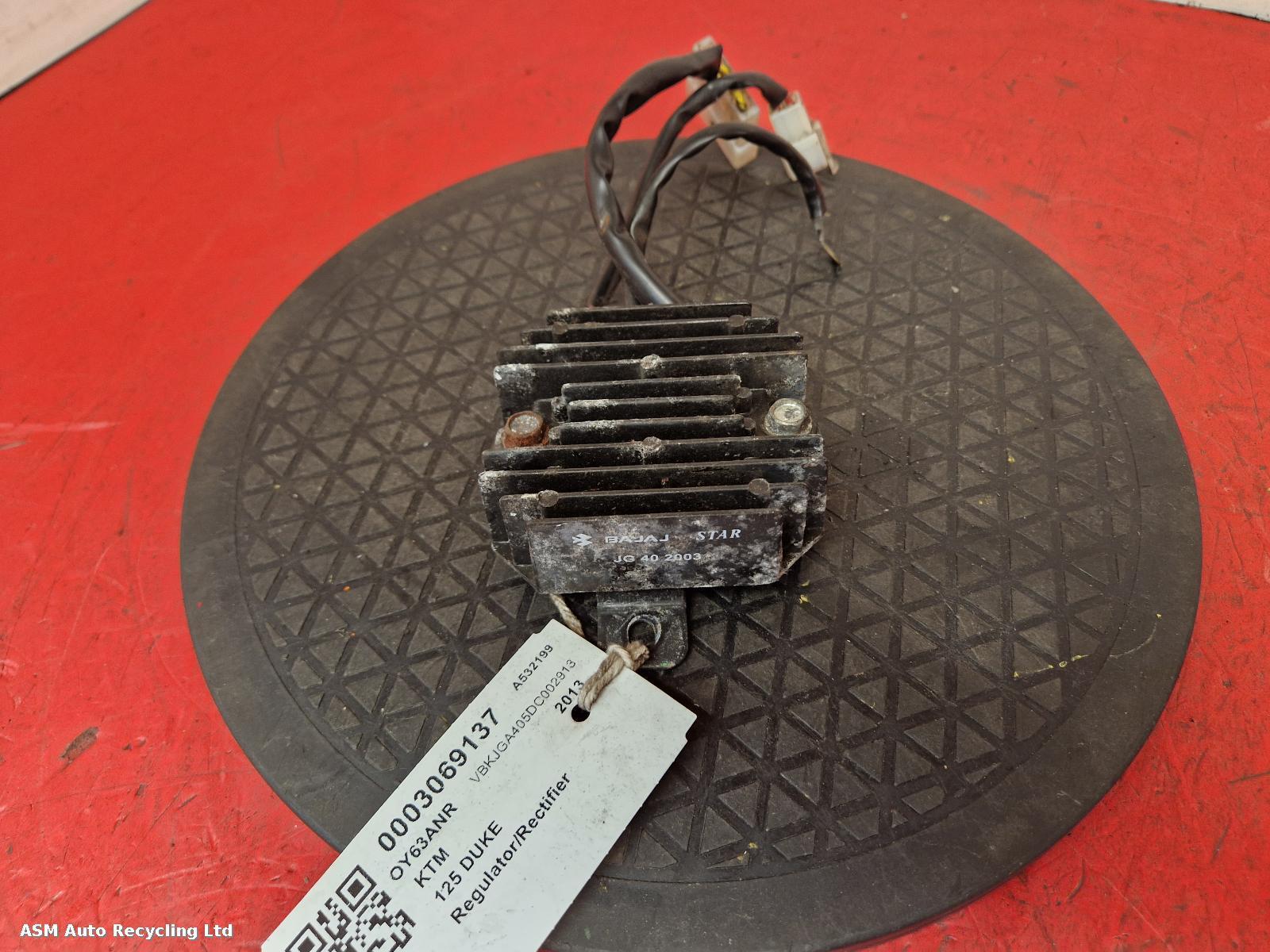 View Auto part Regulator/Rectifier Ktm 125 Duke 2013