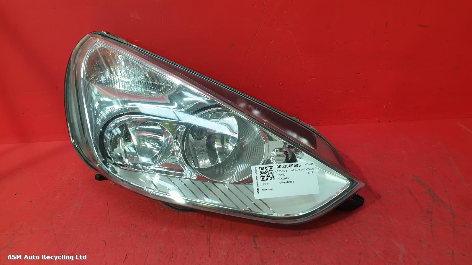 View Auto part R Headlamp Ford Galaxy 2013