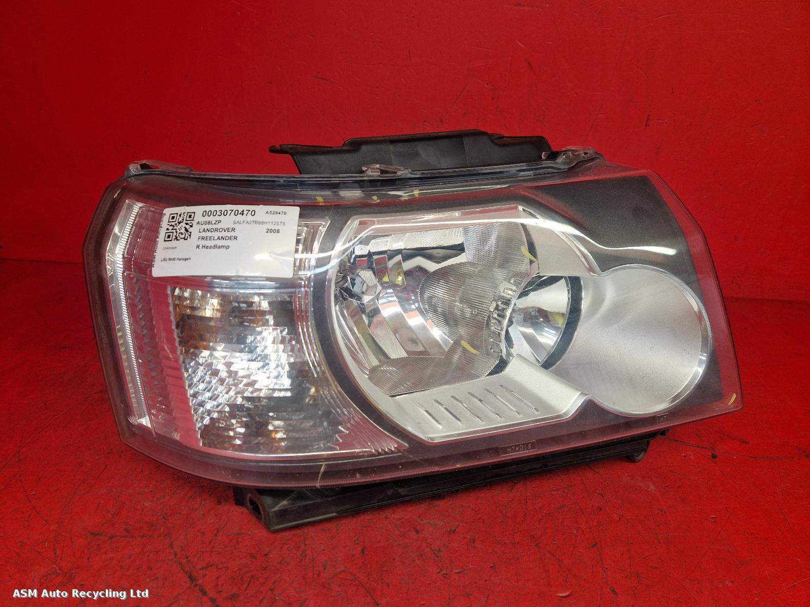 View Auto part R Headlamp Land Rover Freelander 2008