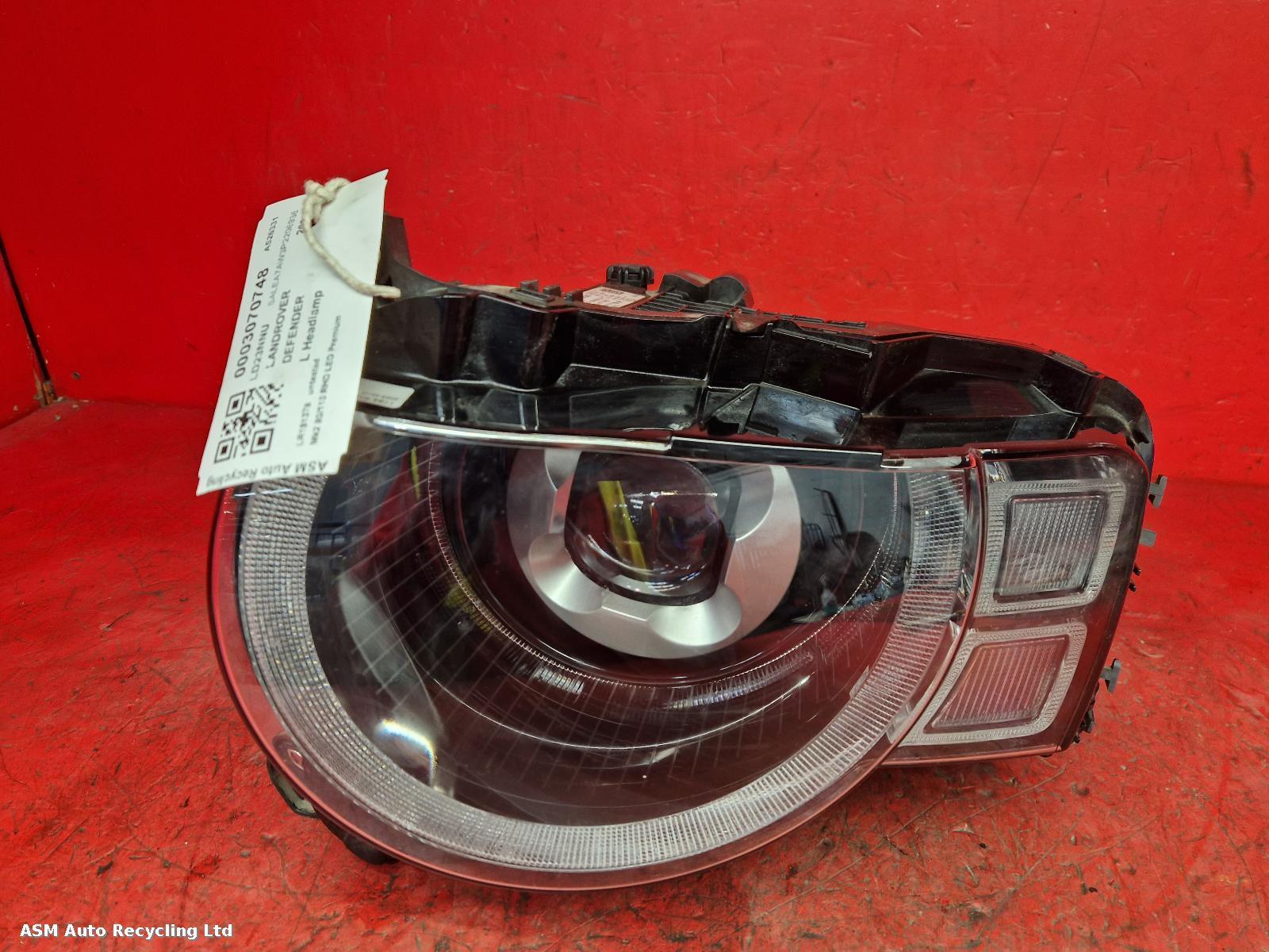 View Auto part L Headlamp Land Rover Defender 2023