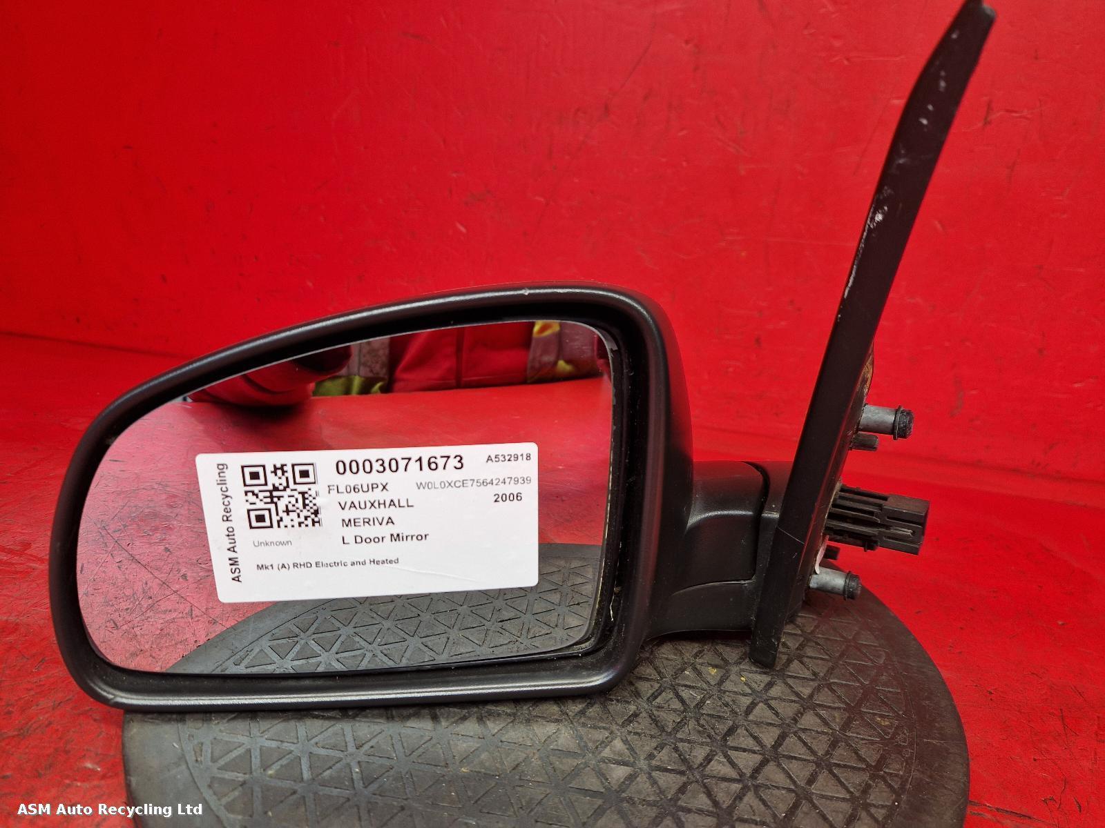 View Auto part L Door Mirror Vauxhall Meriva 2006