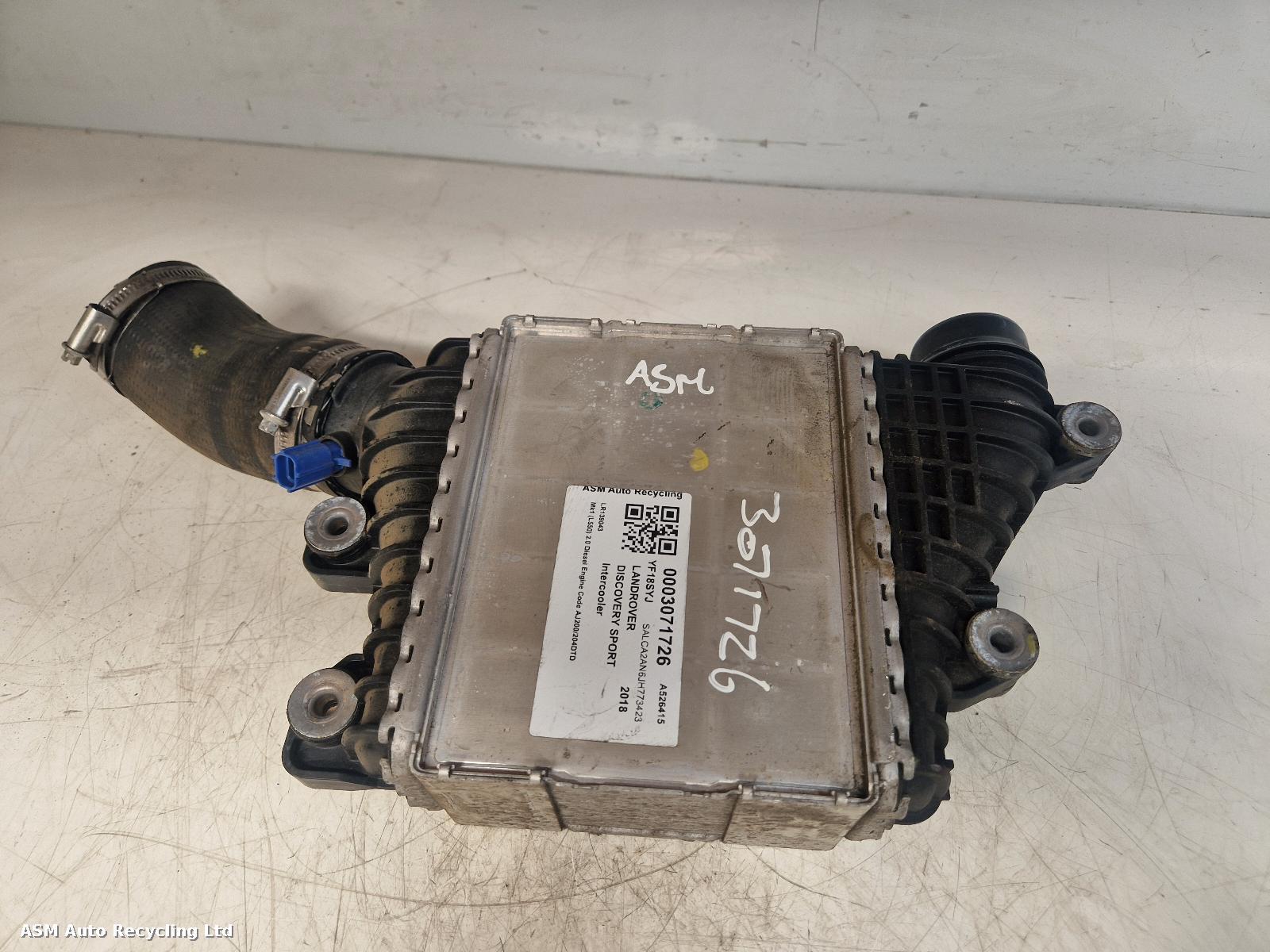 View Auto part Intercooler Land Rover Discovery Sport 2018