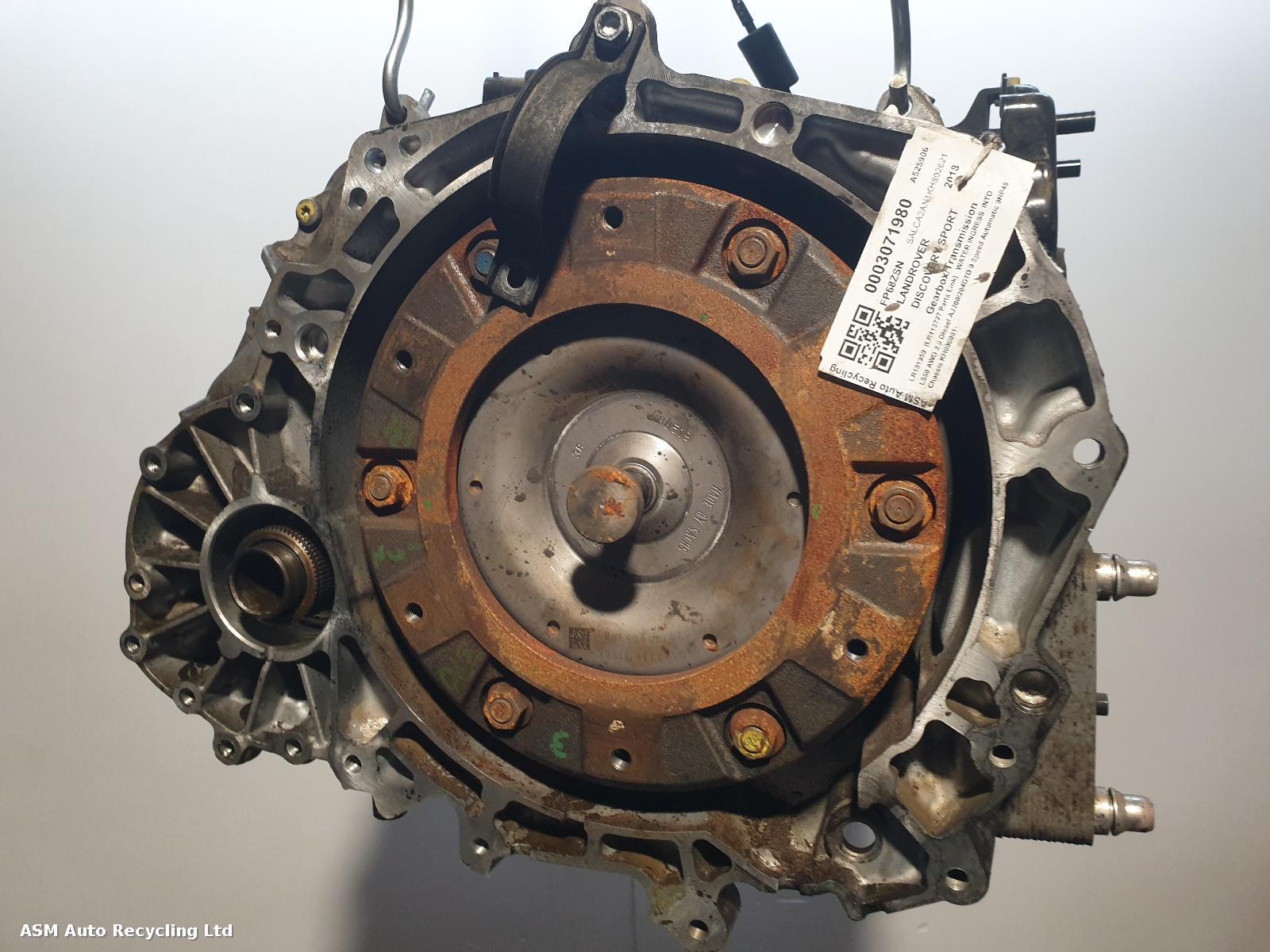 View Auto part Gearbox Land Rover Discovery Sport 2018