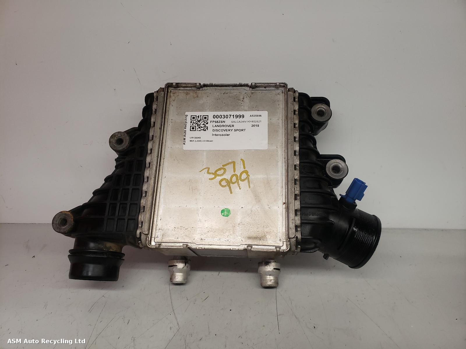 View Auto part Intercooler Land Rover Discovery Sport 2018