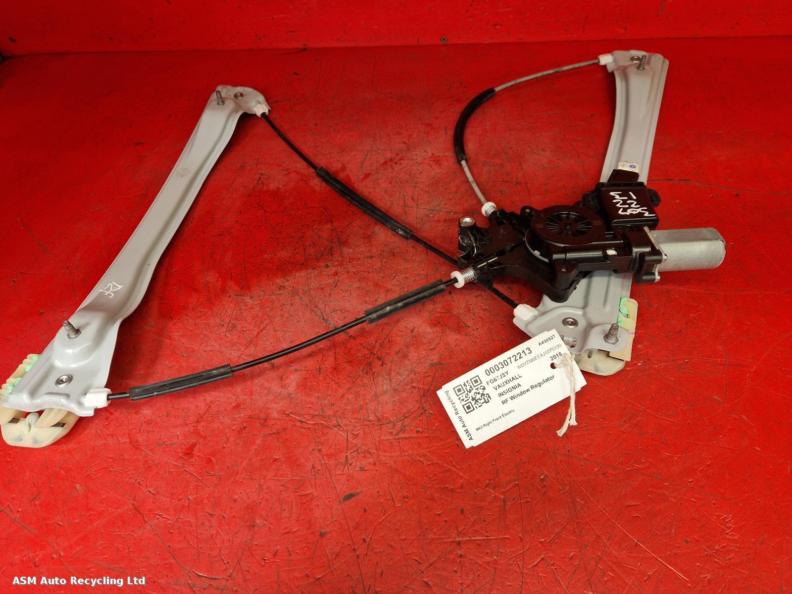 View Auto part RF Window Regulator Vauxhall Insignia 2018