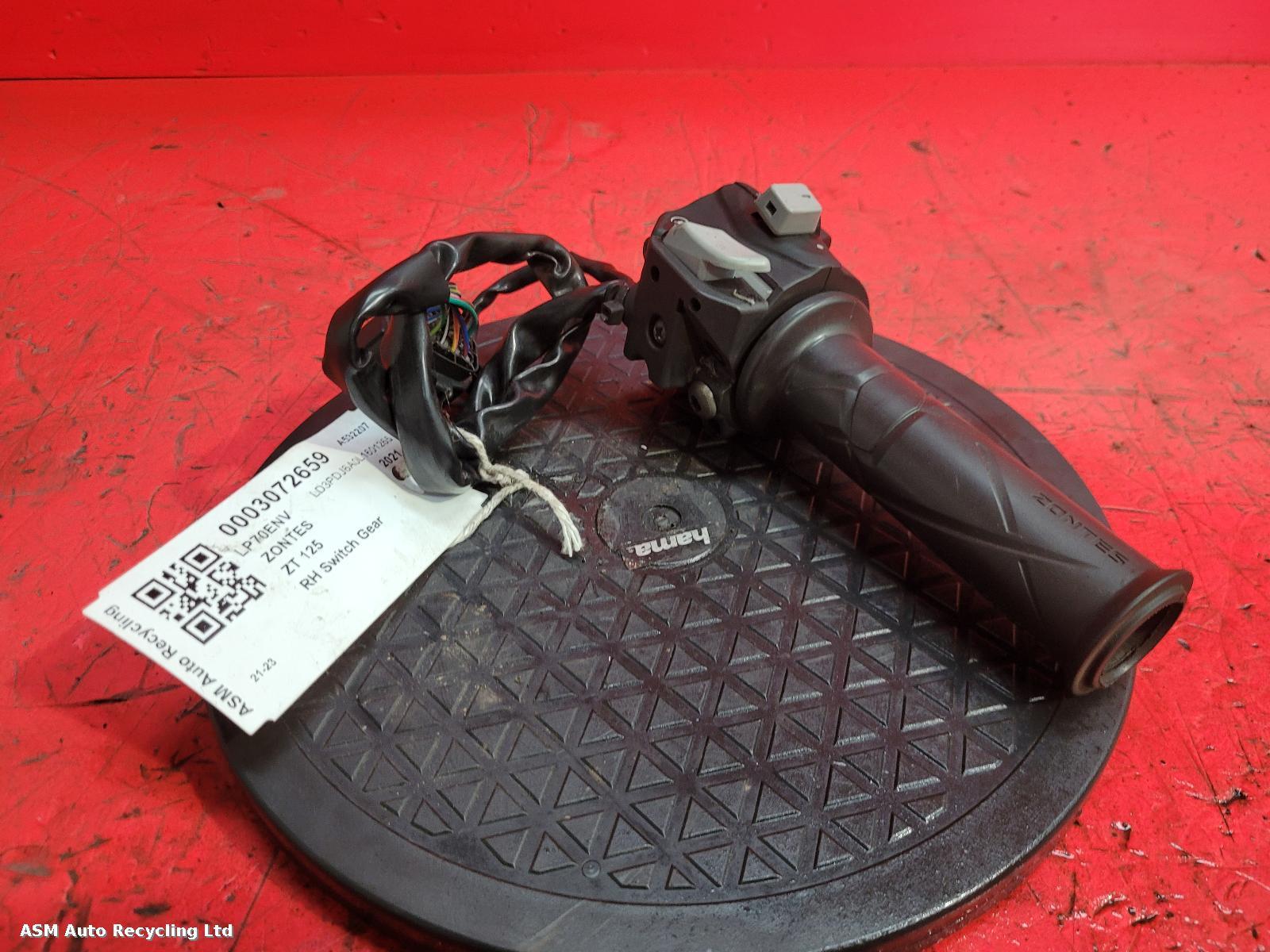 View Auto part RH Switch Gear Zontes Zt 125 2021