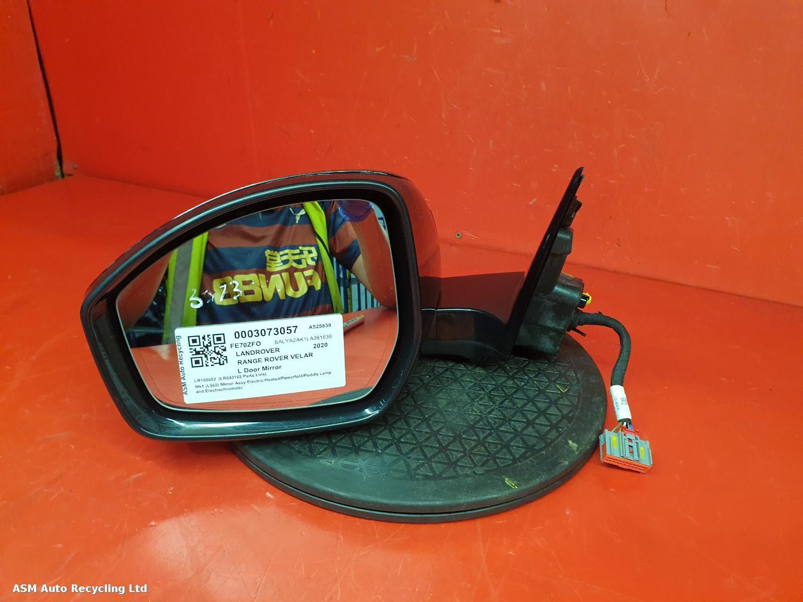 View Auto part L Door Mirror Land Rover Range Rover Velar 2020