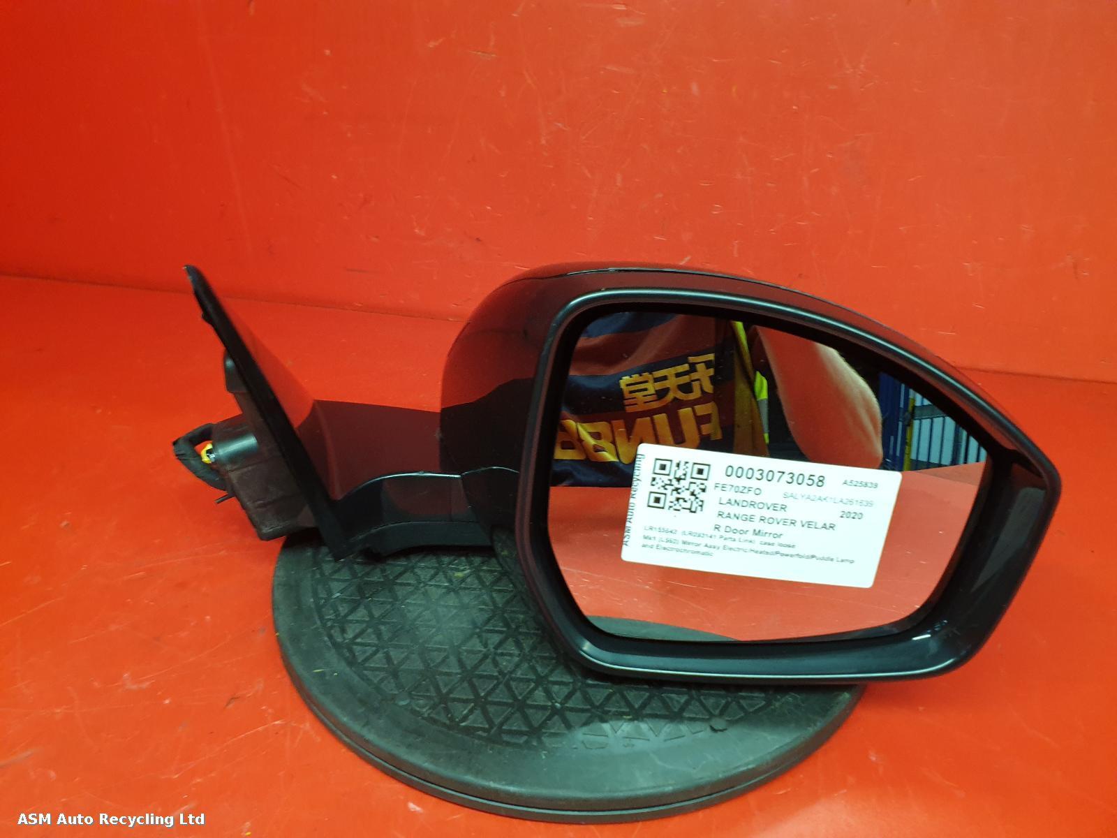 View Auto part R Door Mirror Land Rover Range Rover Velar 2020
