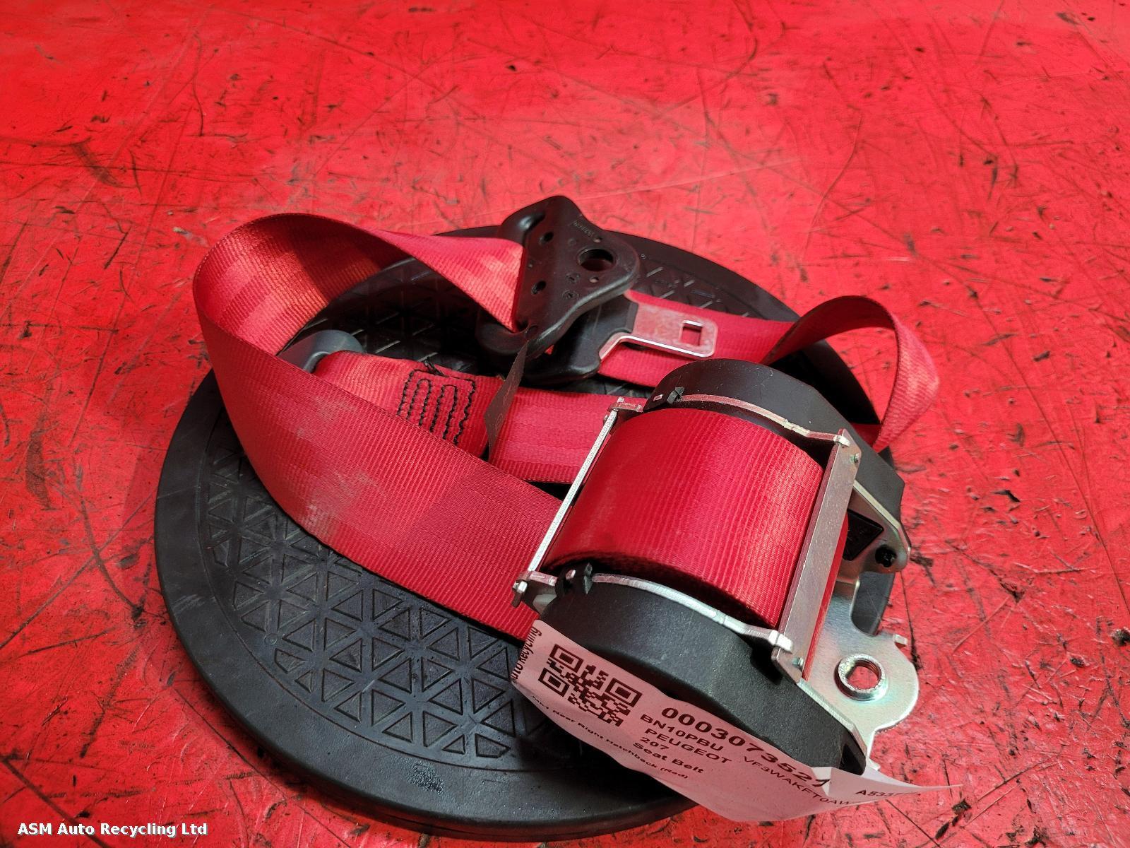 View Auto part Seat Belt Peugeot 207 2010