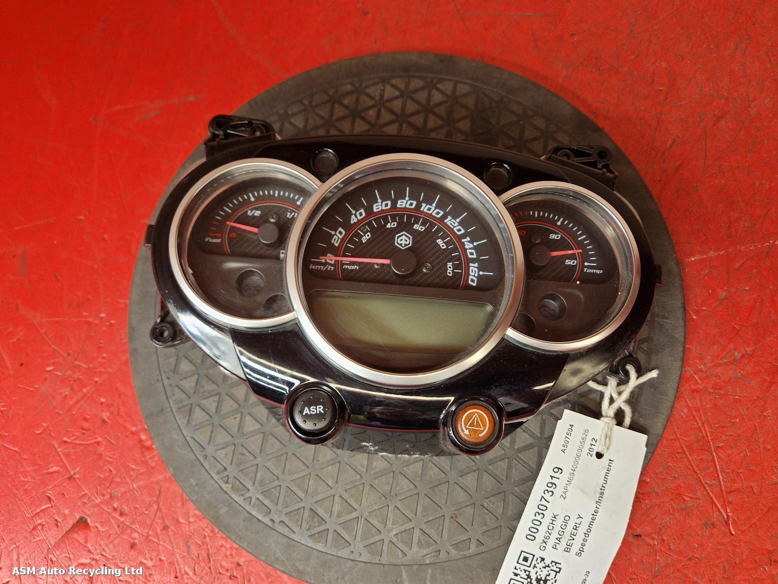 View Auto part Speedometer Piaggio Beverly 2012