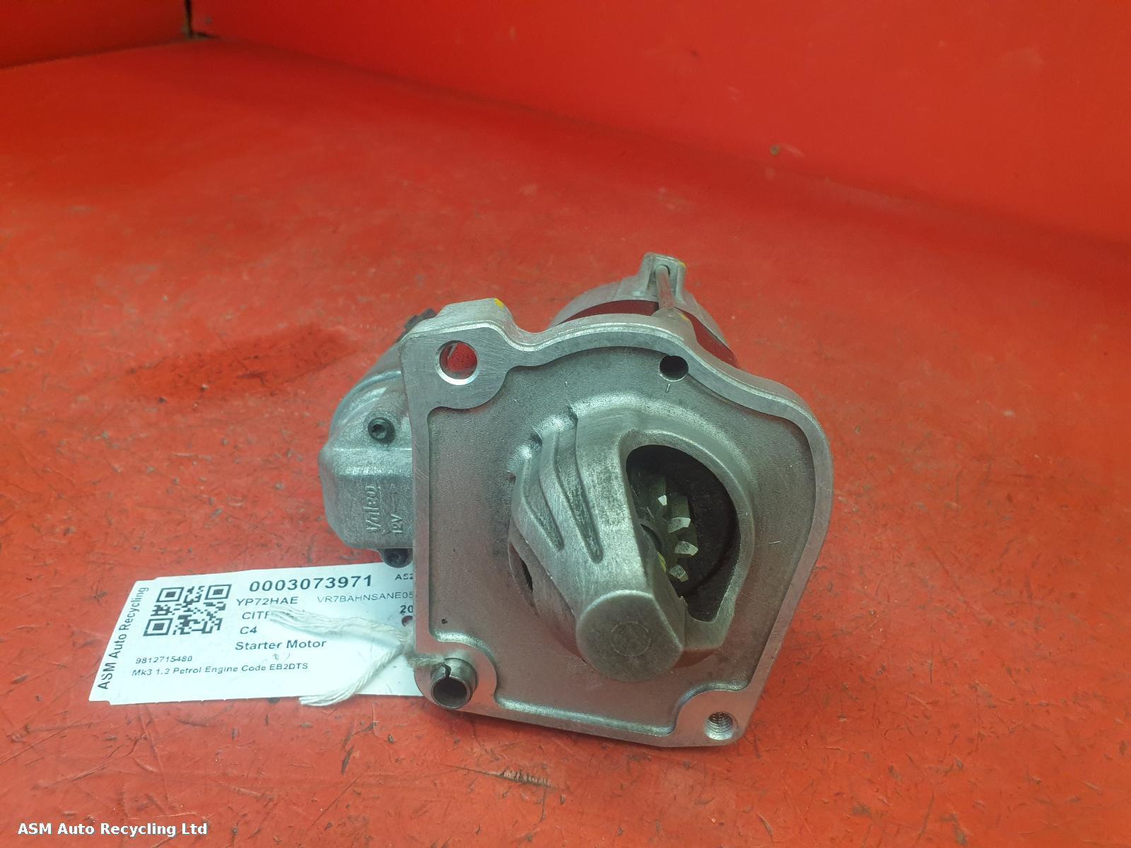 View Auto part Starter Motor Citroen C4 2022