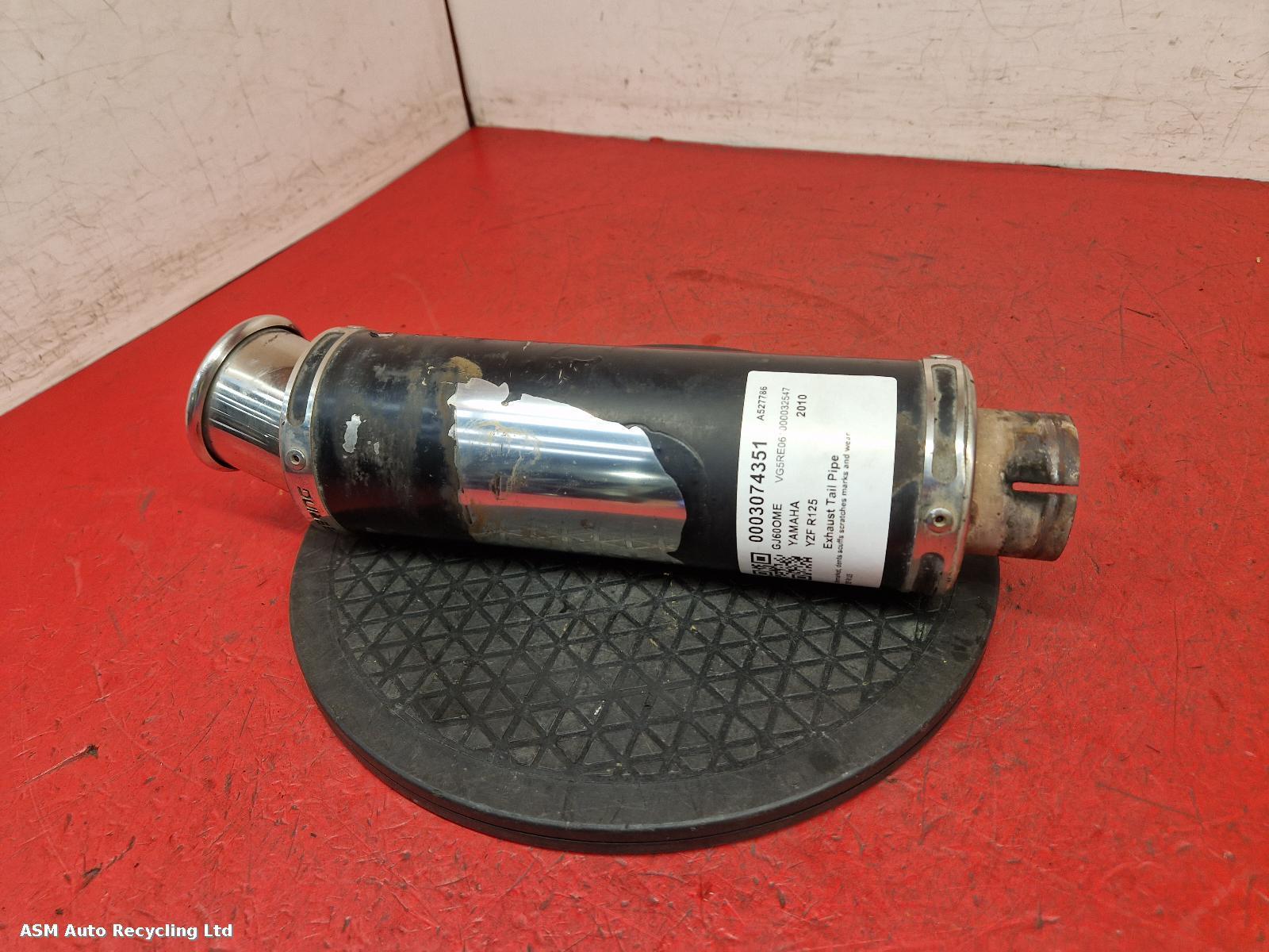View Auto part Tail Pipe Yamaha Yzf R125 2010
