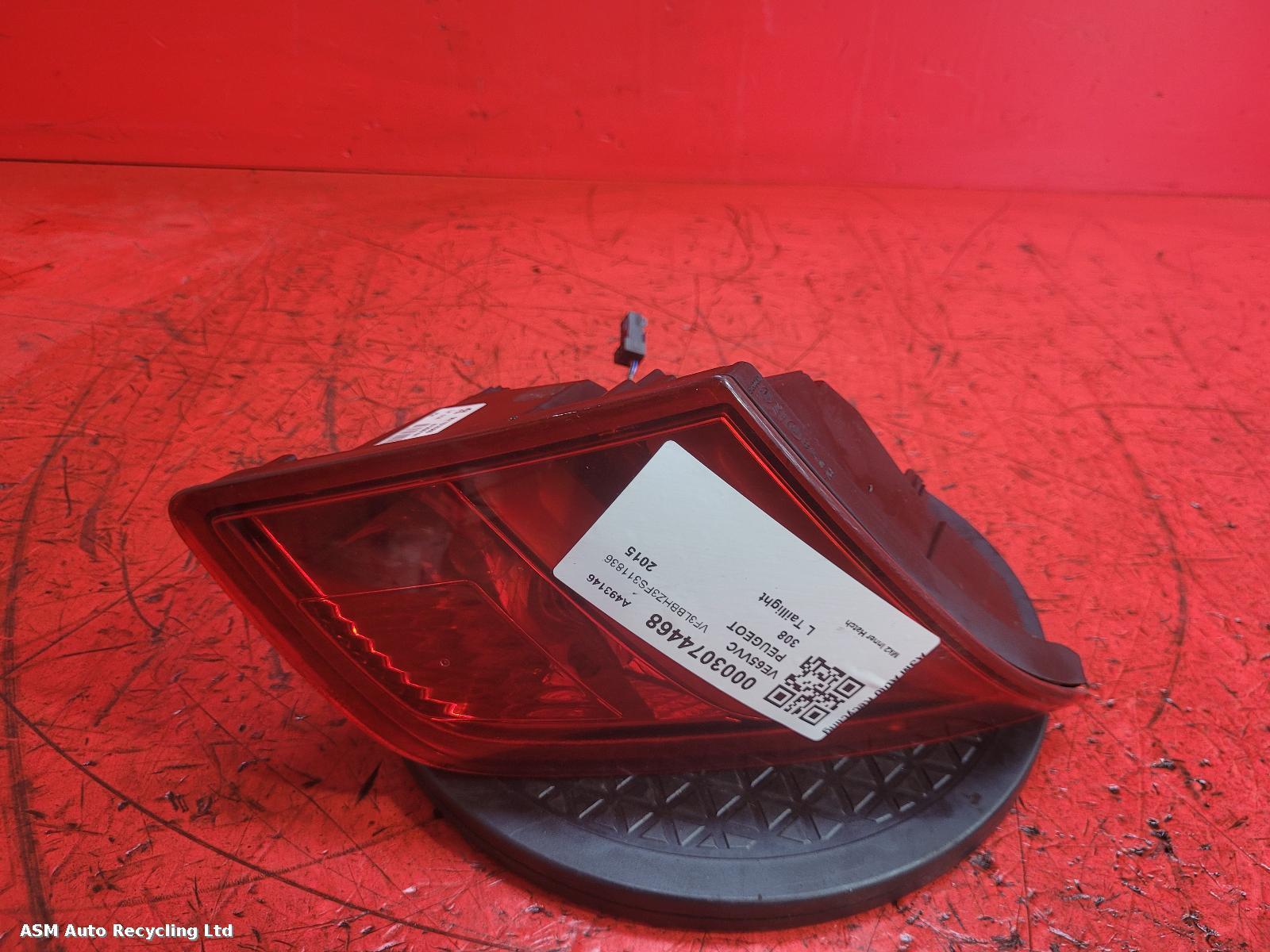 View Auto part L Taillight Peugeot 308 2015